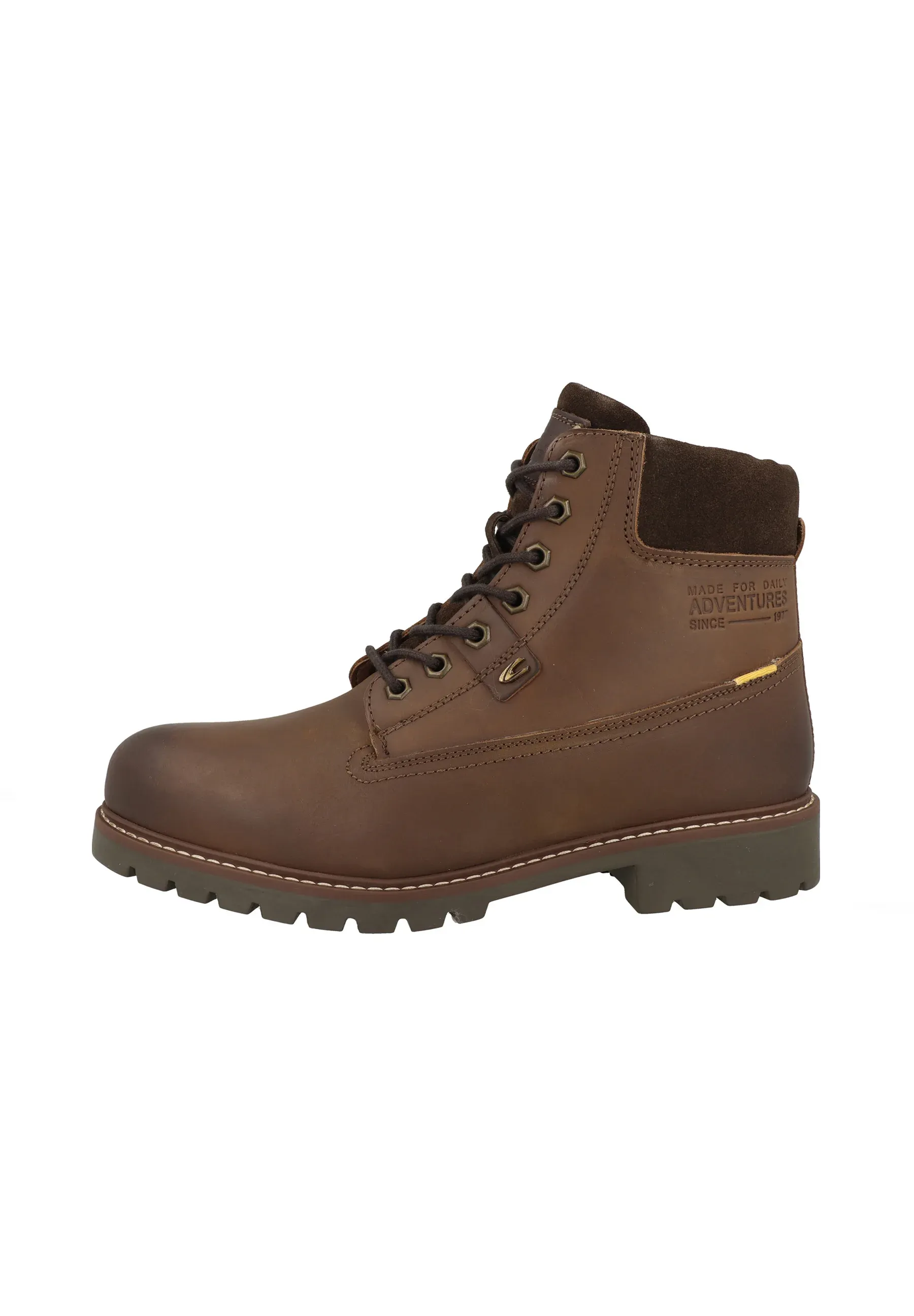 Camel Active Bottes à lacets Cognac
