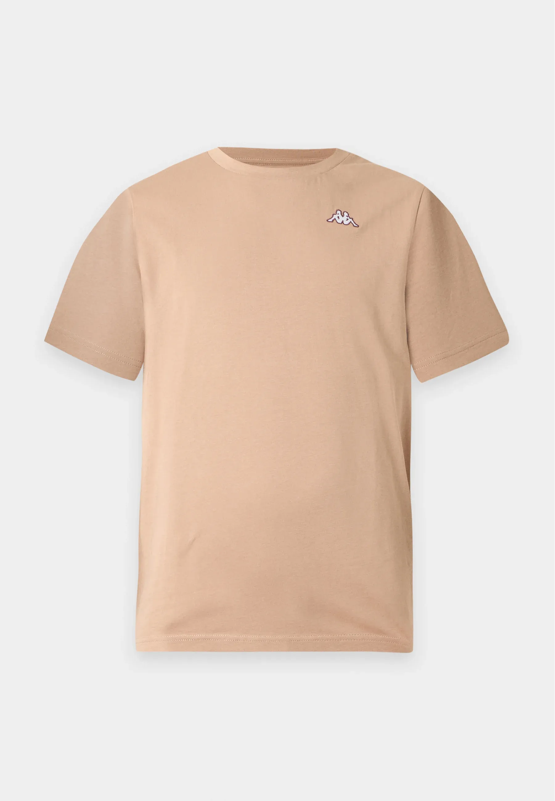 T-shirt unisexe Kappa Logo Igatto Basic Marron Chaud