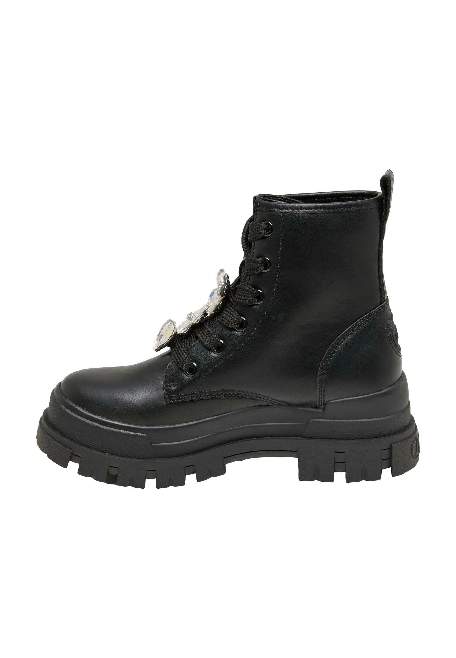 Bottes Buffalo à lacets noires