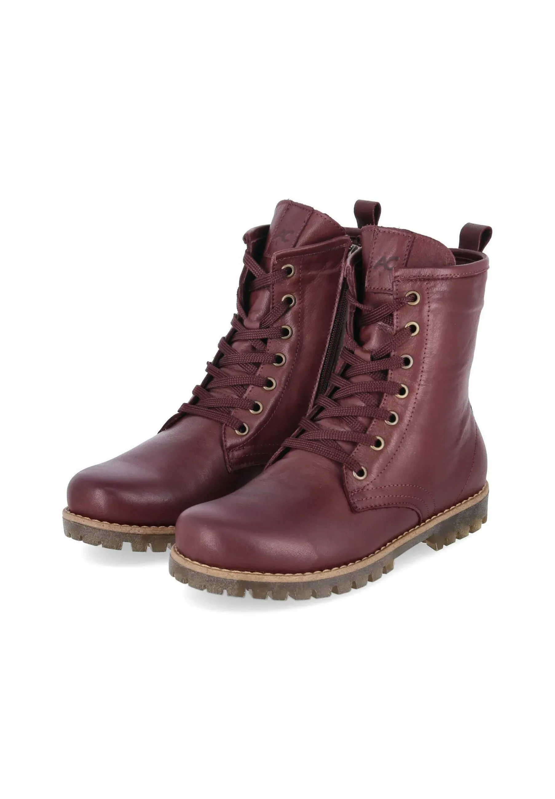 Andrea Conti Bottes à lacets marron