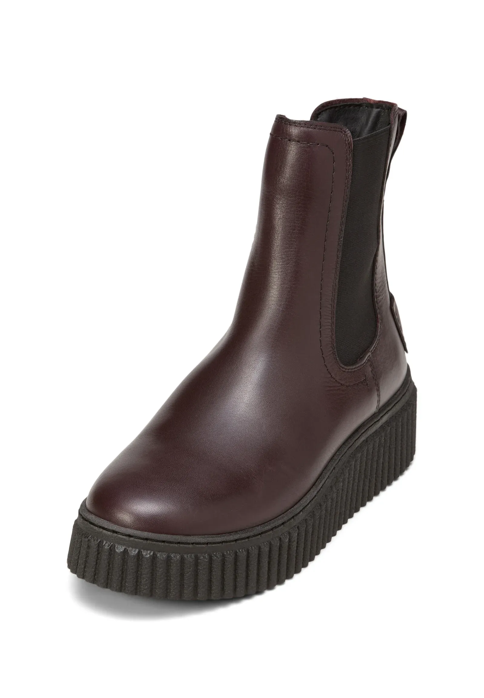 Marc Opolo Bianca N 51A Bottes à Talon Plateau Rouge Aubergine Foncé