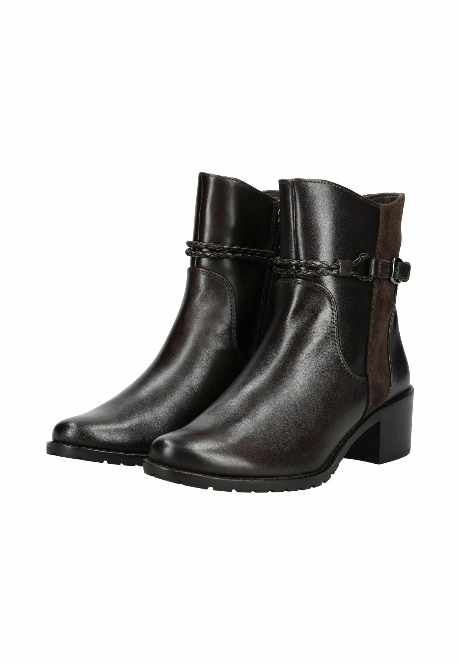 Caprice Stivaletti Texani Biker Dk Brown Comb