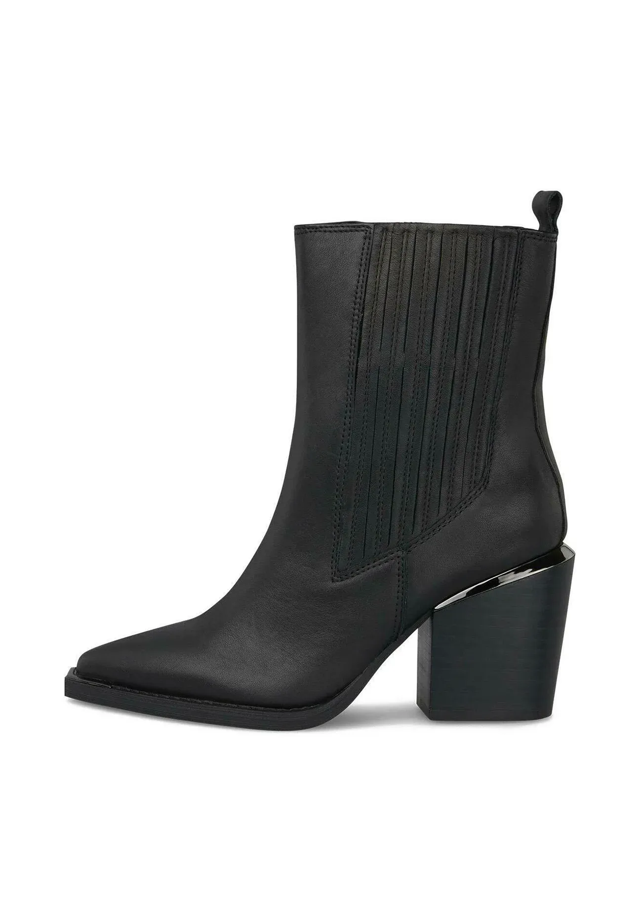 Alma En Pena Bottes à bout pointu et sans fermeture Noir