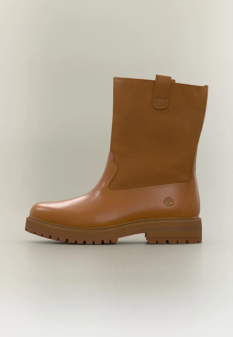 Timberland Britton Drive Mid Pull On Boot Stivaletti Con Plateau Medium Brown Full Grain