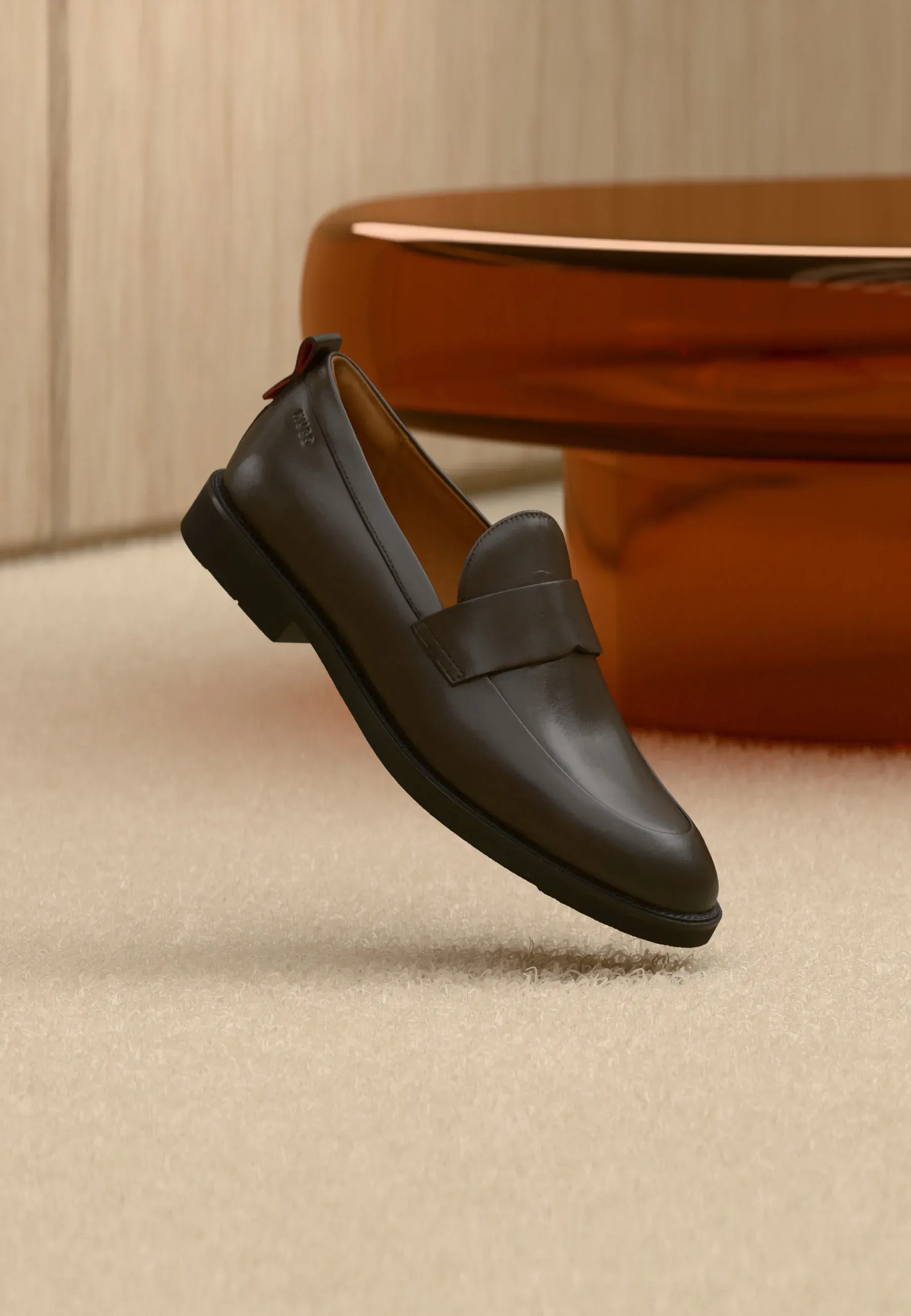 Hugo Ginsby Chaussures sans lacets Brun foncé