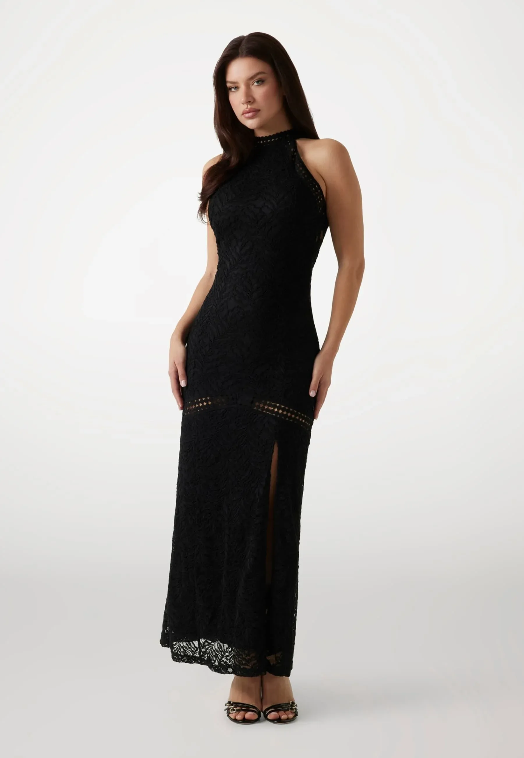 Guess Langes Bodycon Robes Pour Occasions Spéciales Noir