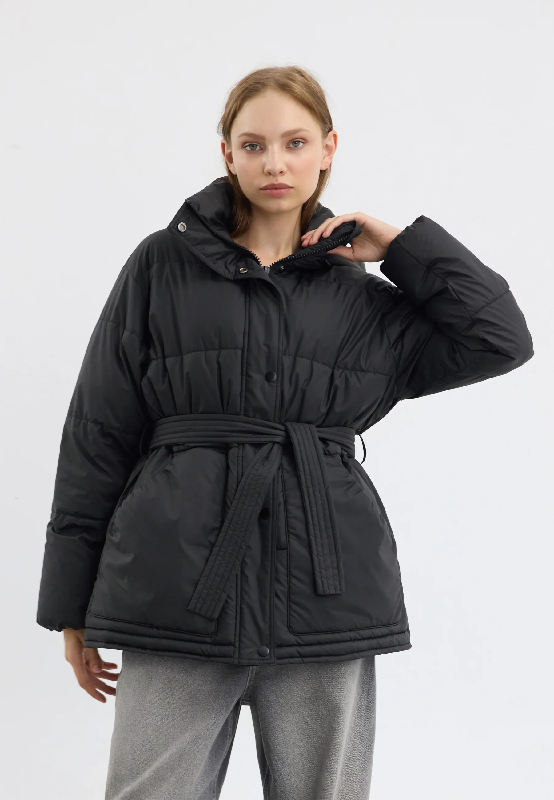Manteau d'hiver Evenandodd Black