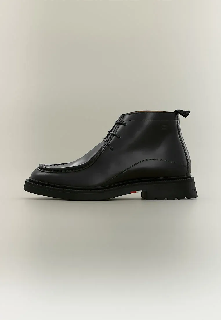 Tommy Hilfiger Corporate Casual Chukka Stivaletti Stringati Noir