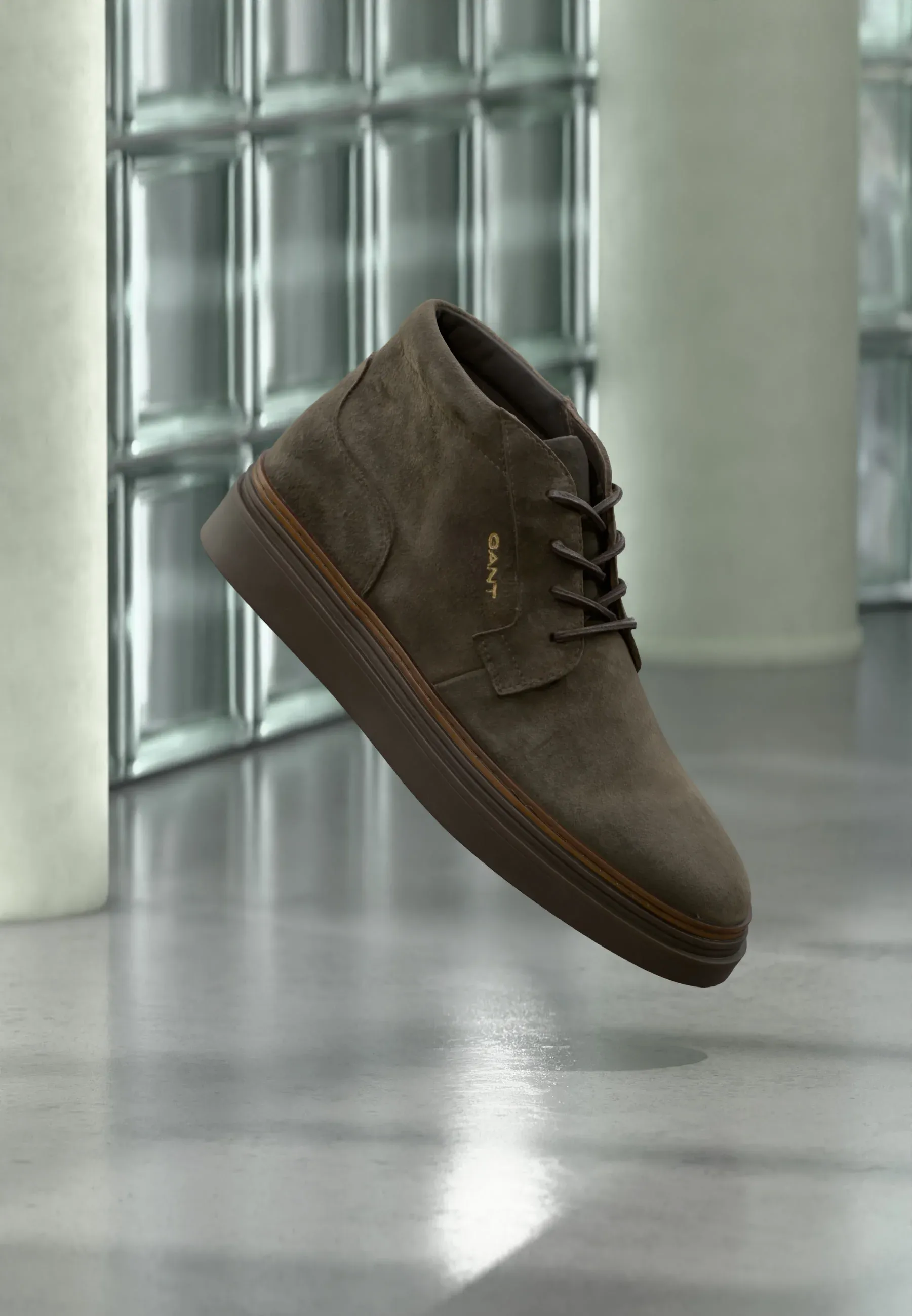 Gant Stivaletti Stringati Brun Espresso