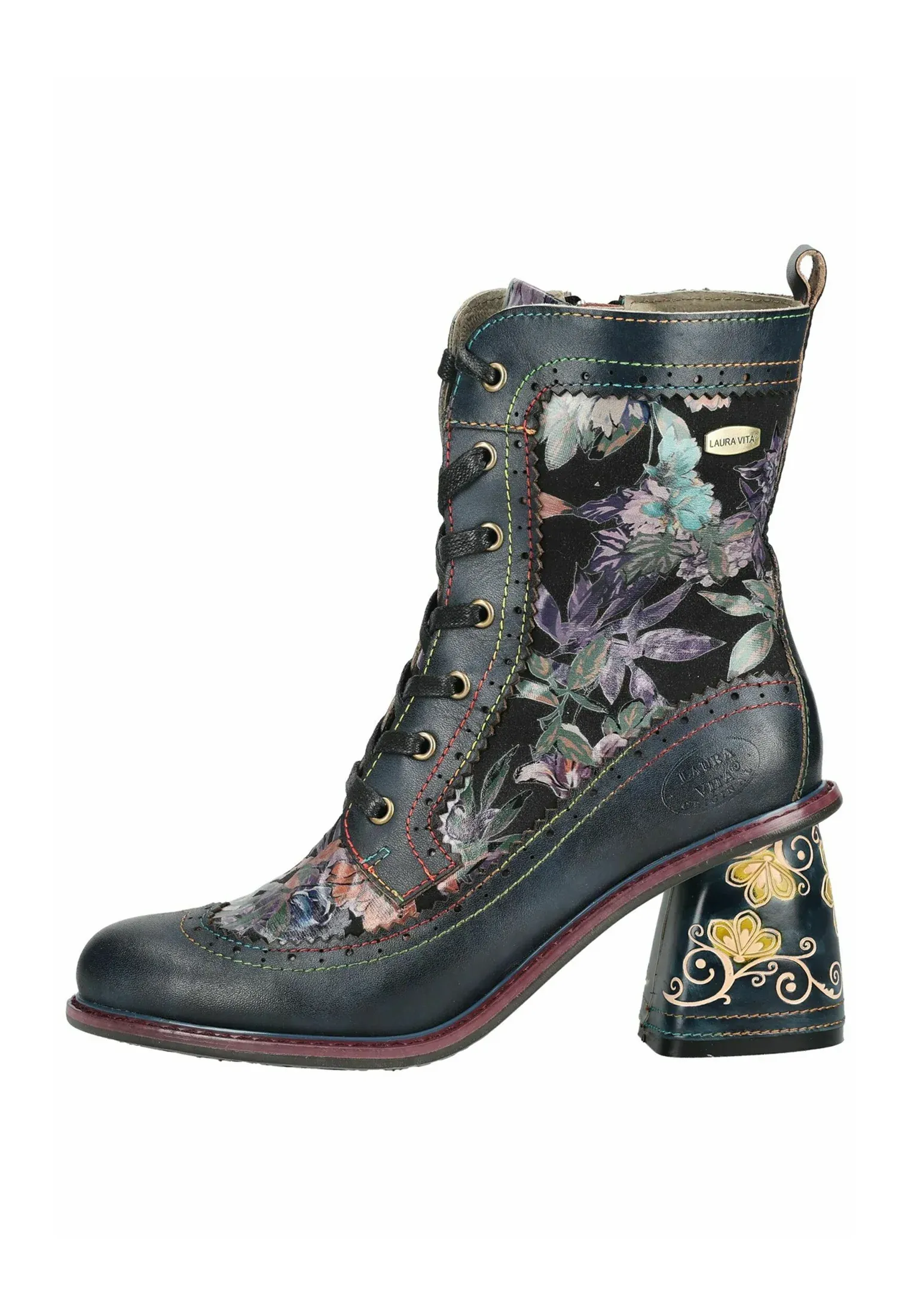 Laura Vita Bottes à lacets Jeans