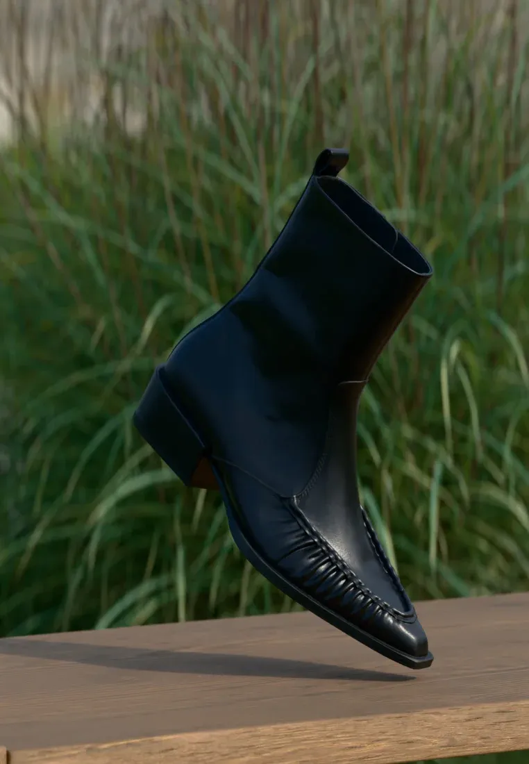 Kennel Schmenger Bottes à Talon Épais Noir