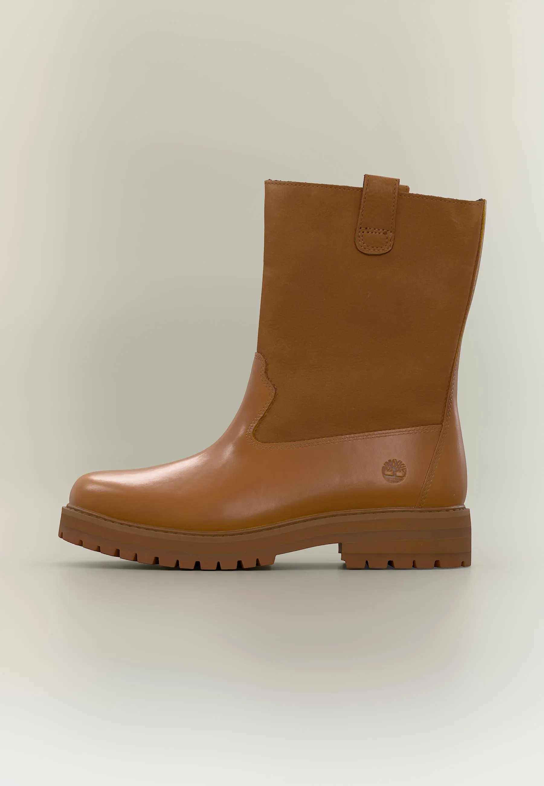 Timberland Britton Drive Mid Pull On Boot Stivaletti Con Plateau Medium Brown Full Grain