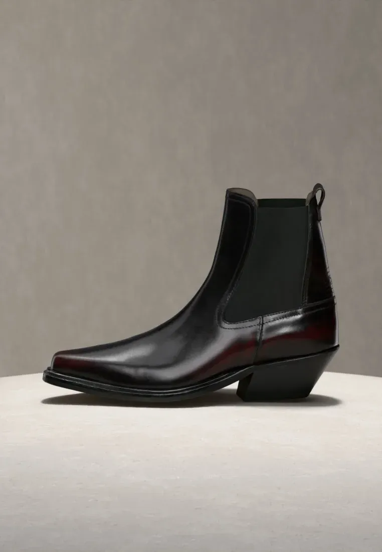 Allsaints Carter Chelsea Tronchetti Noir/Rouge