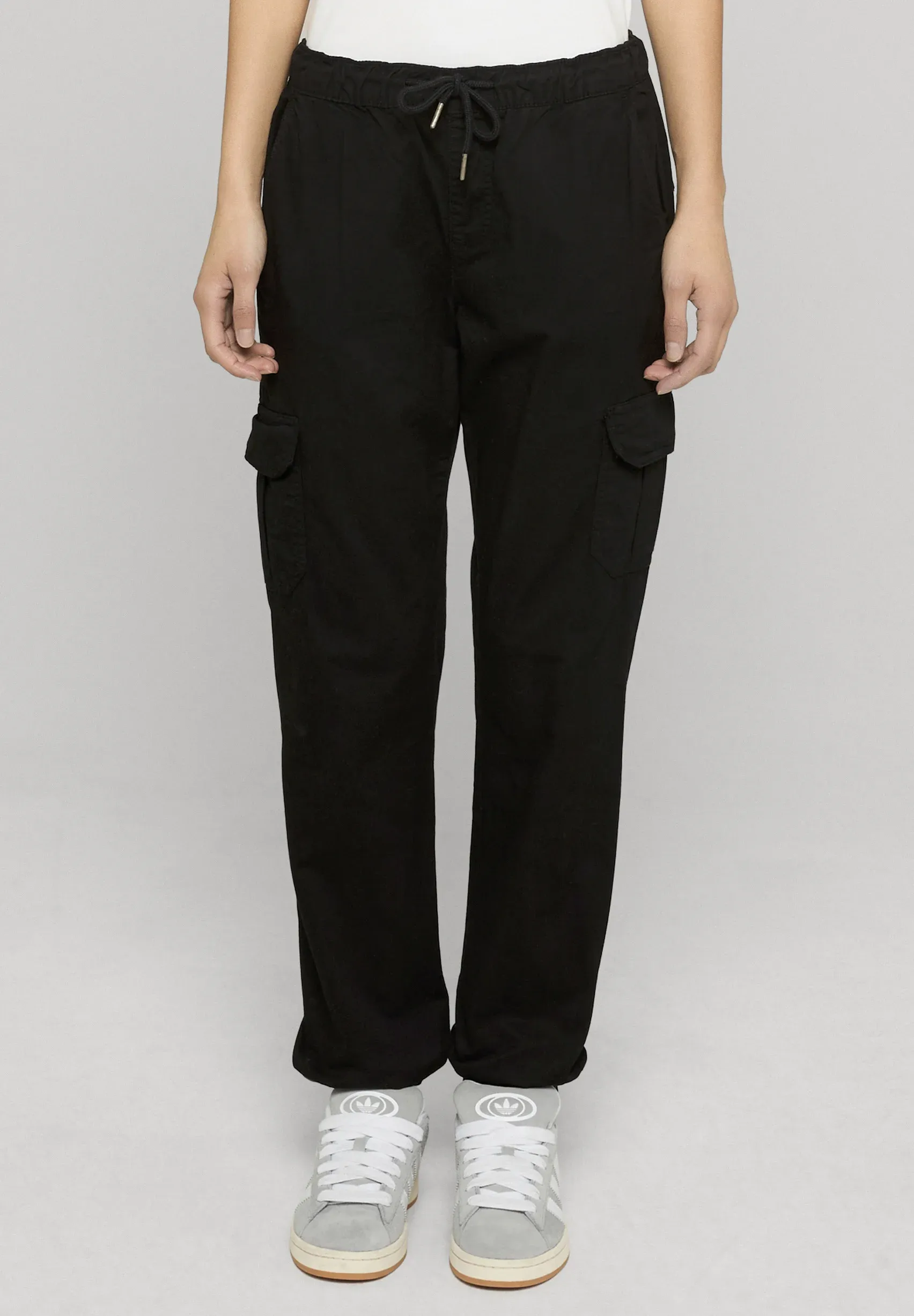 Urban Classics Pantalons de sport à taille haute noirs