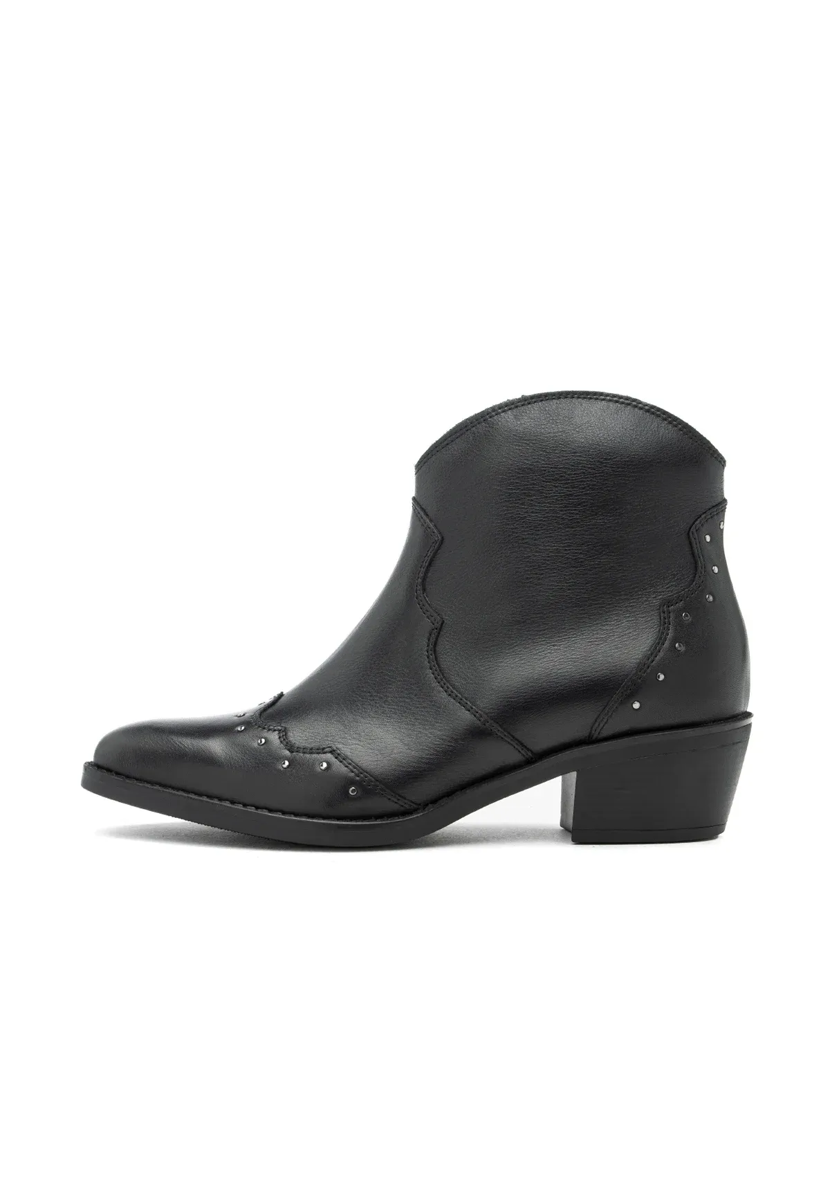 Rylko Stivaletti Texani Biker Noir