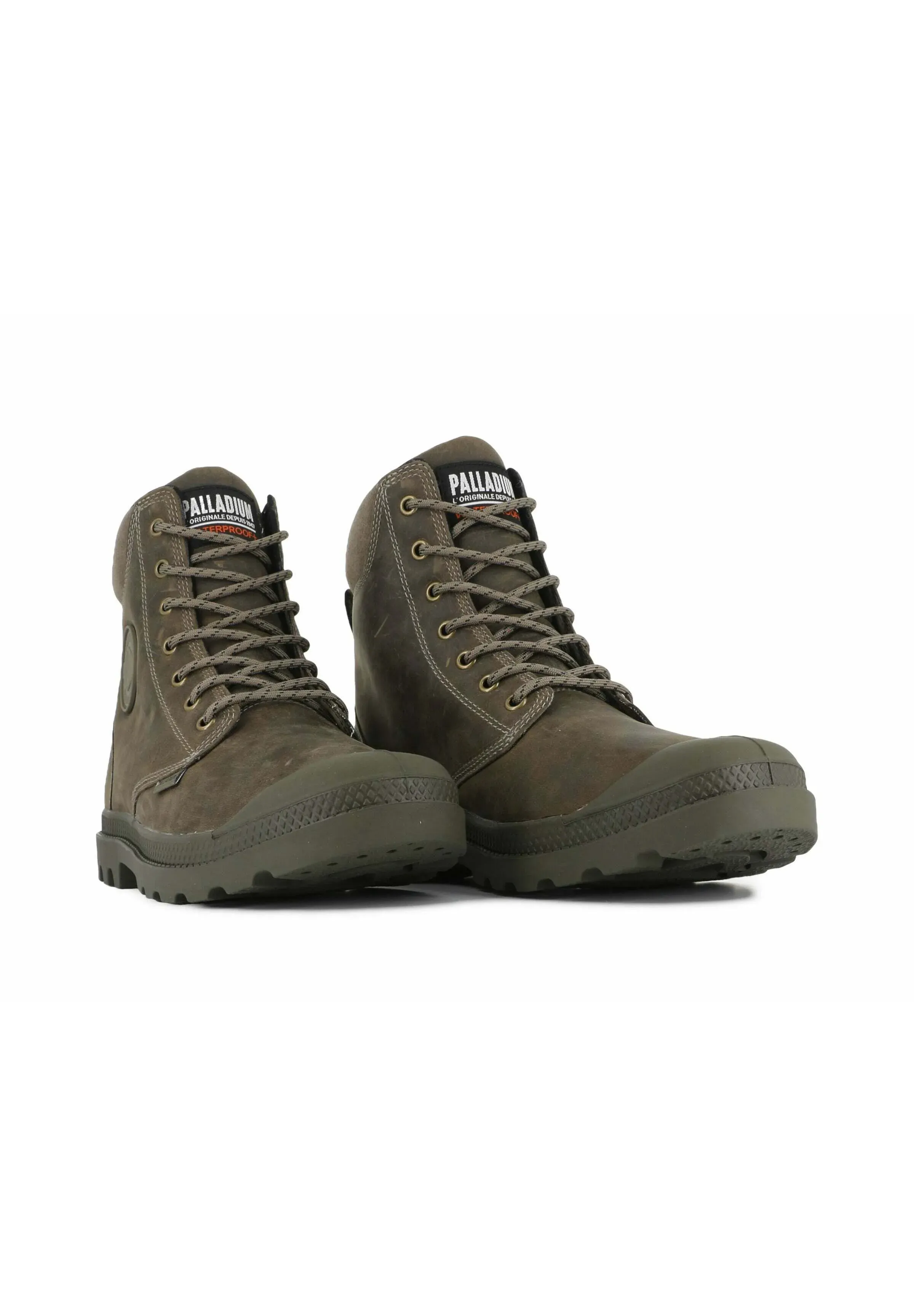 Palladium Stivaletti Stringati Dusky Green