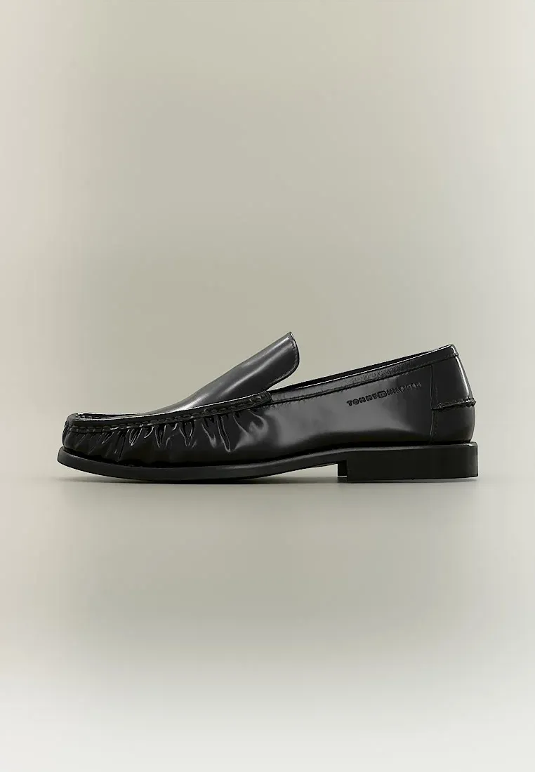Tommy Hilfiger Abrasivato Chaussures sans lacets Noir