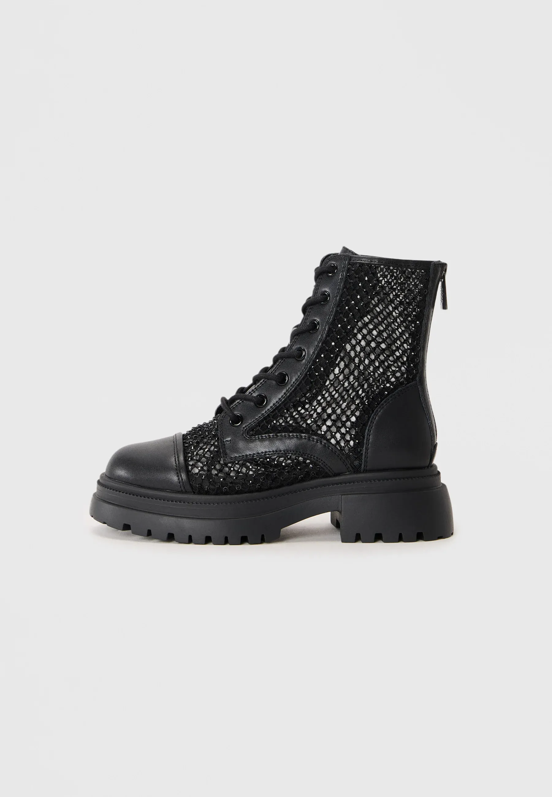 Steve Madden Ripcord Bottes à lacets noires