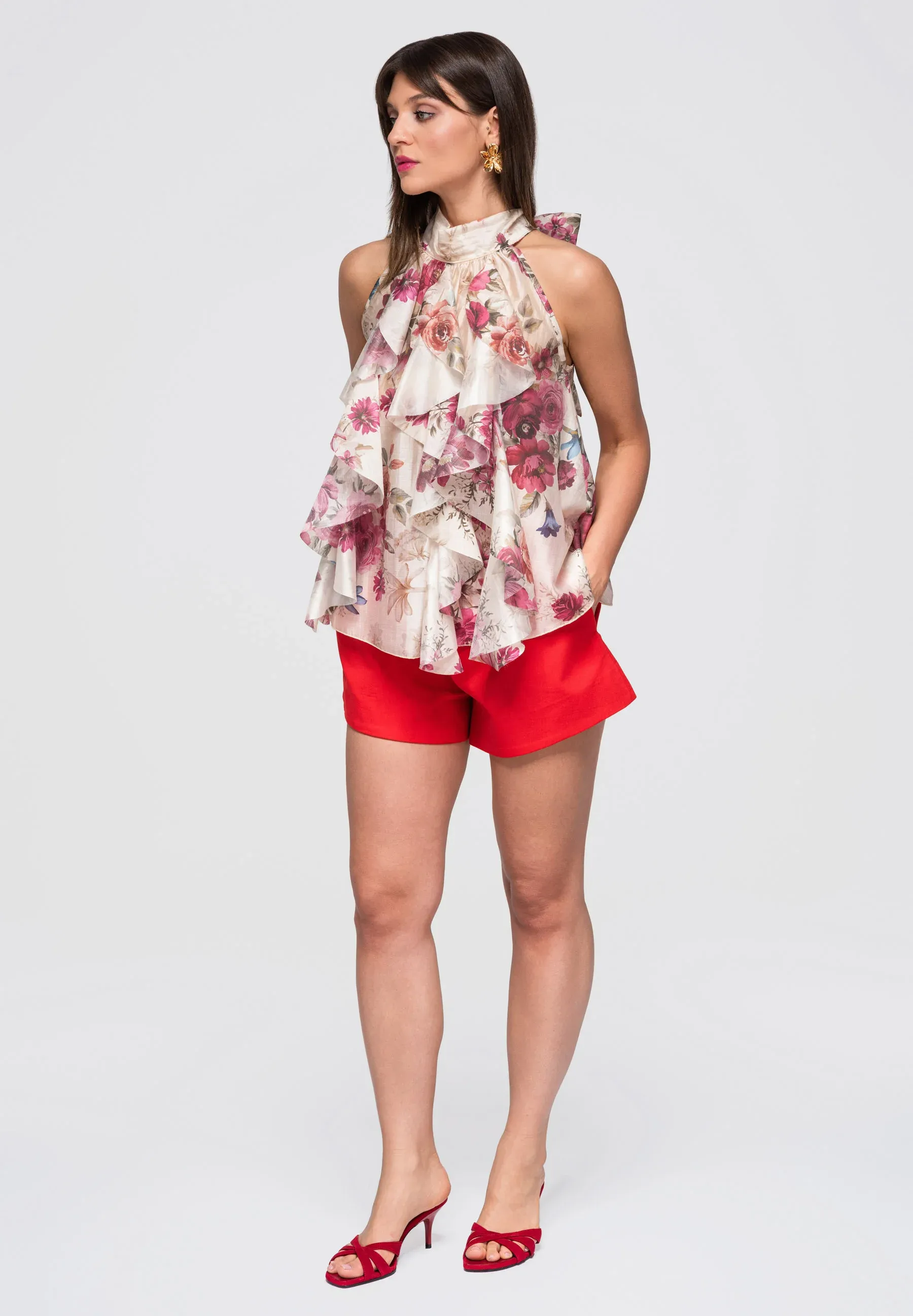 Chemise Ombrée Ow Ts E0040 Camicetta Rose