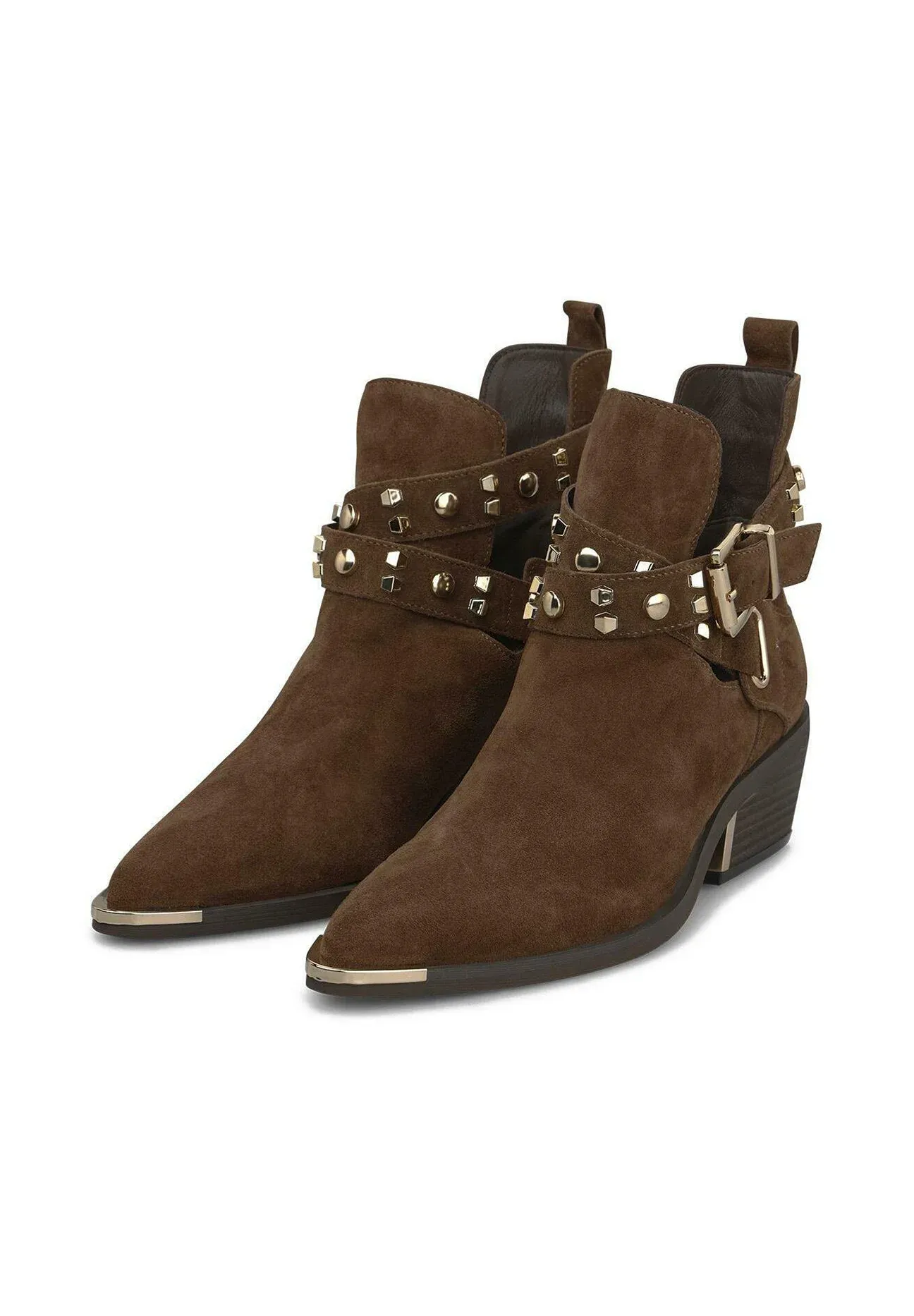 Alma En Pena Alma En Pena I260551 Bottes Texanes Motard Camel