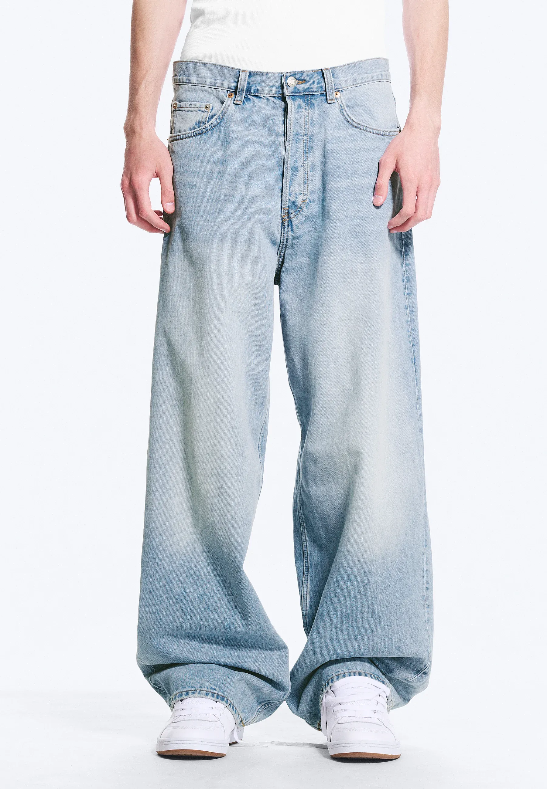 Weekday Astro Loose Baggy Unisex Jeans Baggy Kimberley Blue