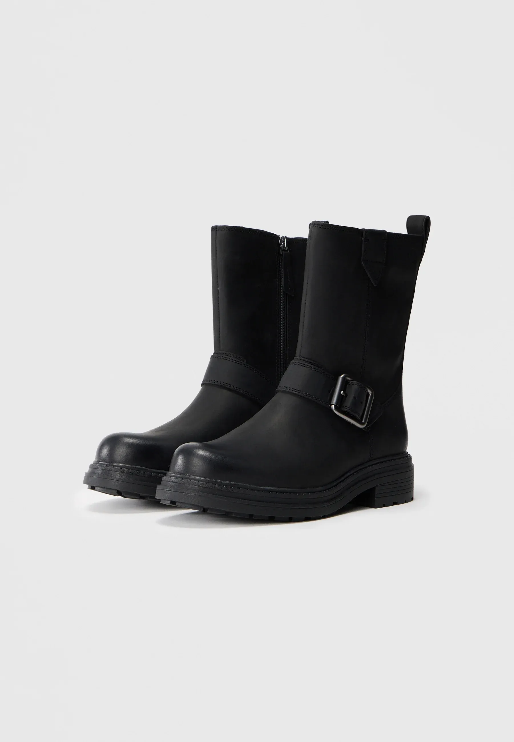 Clarks Orinoco 3 Bay Stivaletti Texani Biker Noir