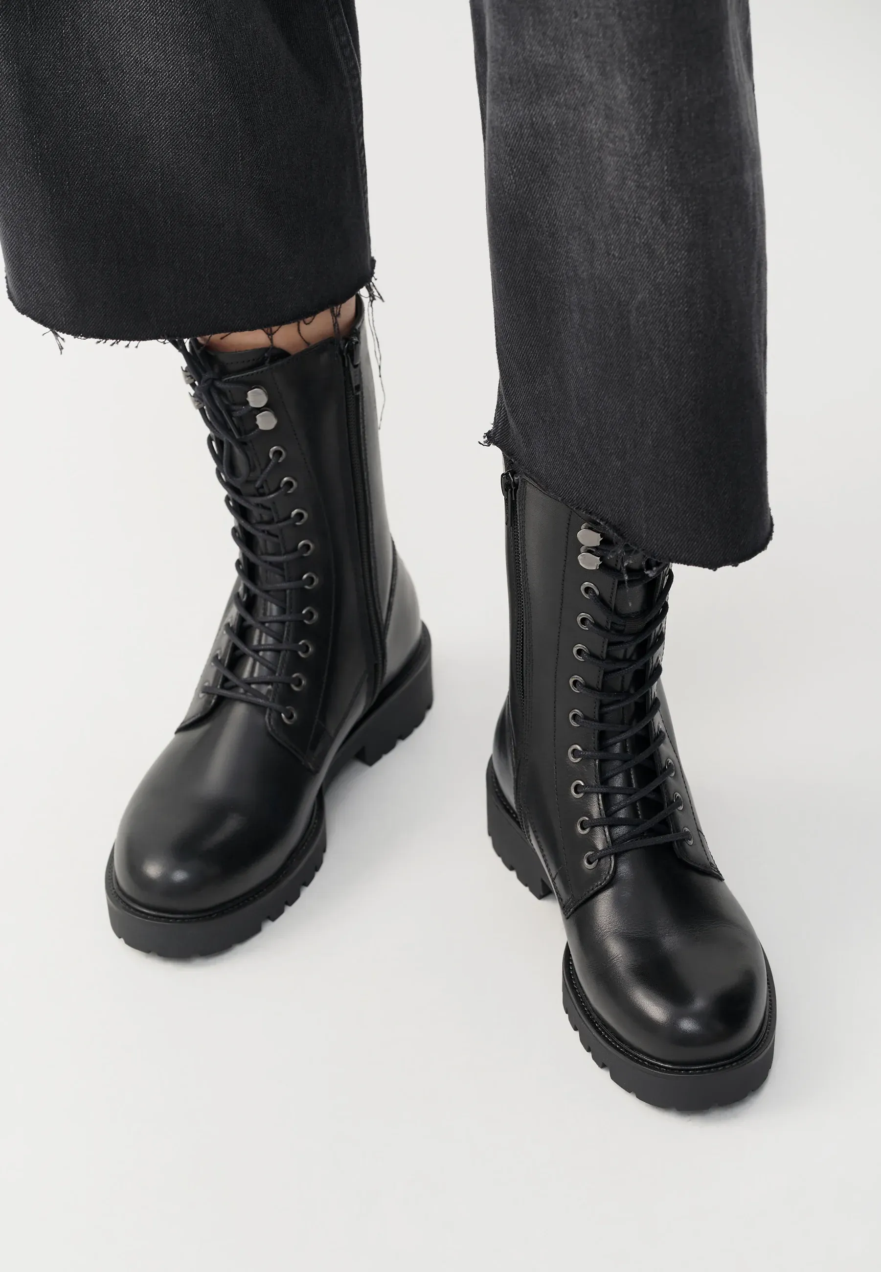 Vagabond Kenova Bottes à lacets Noires