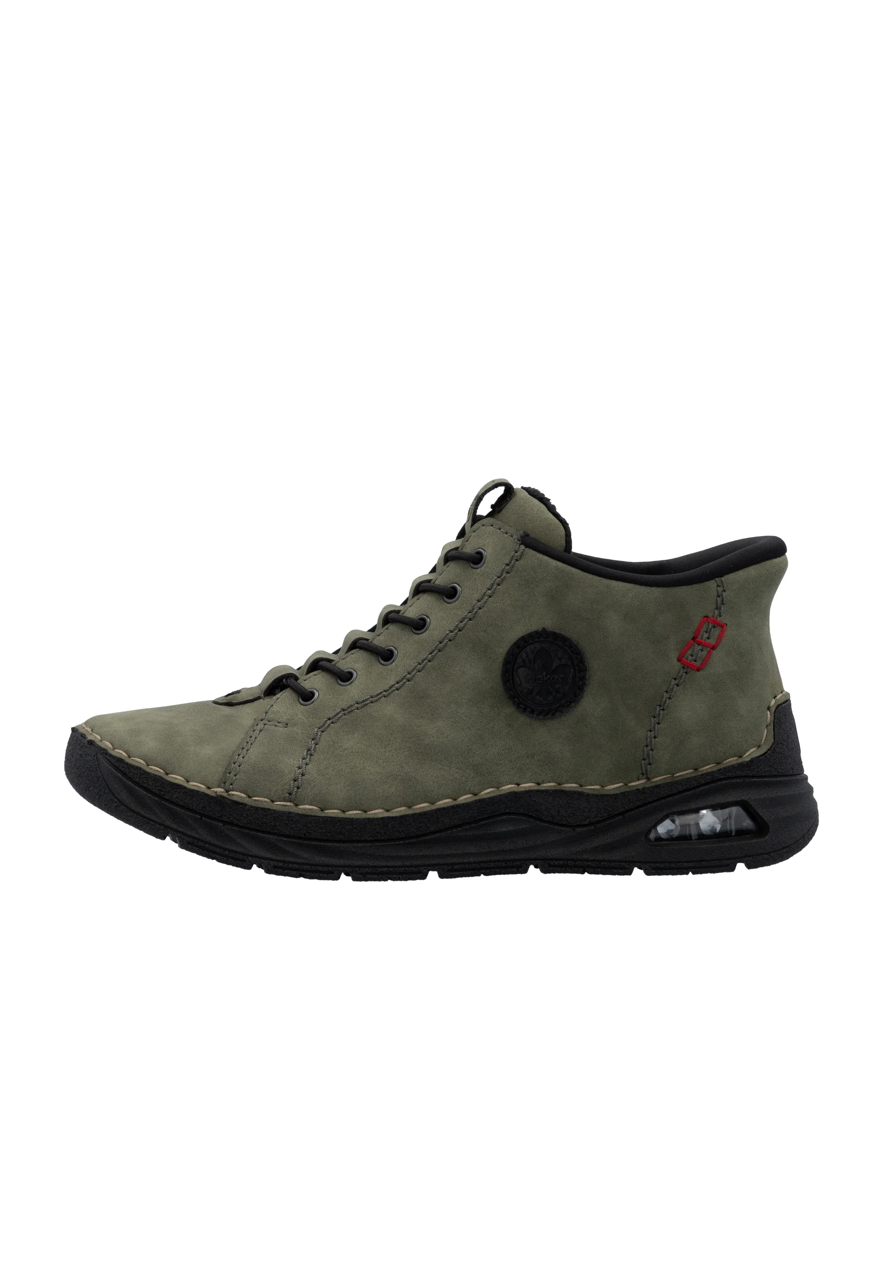 Rieker Bottes à lacets Vert