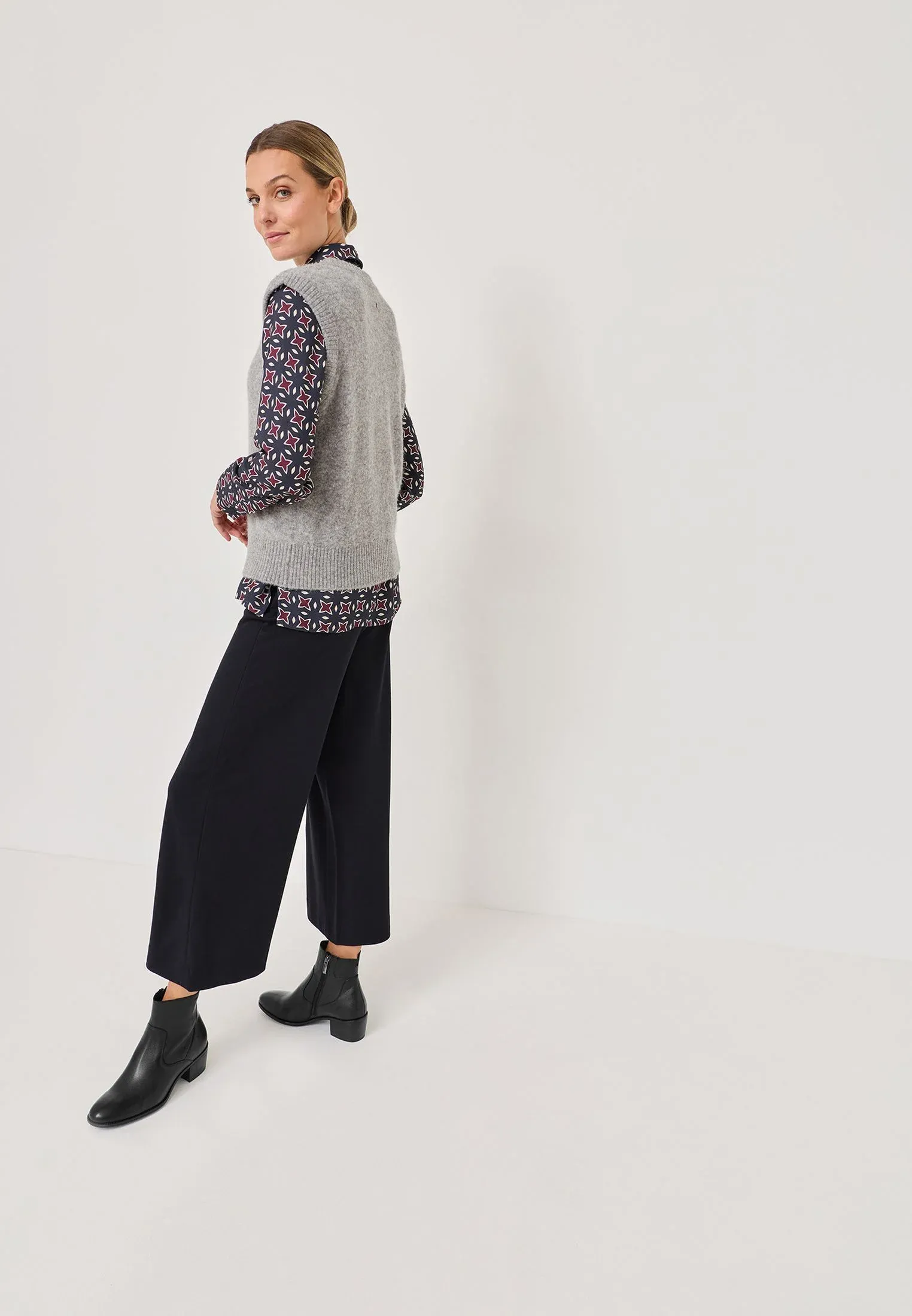 Tamaris Tronchetti en cuir noir