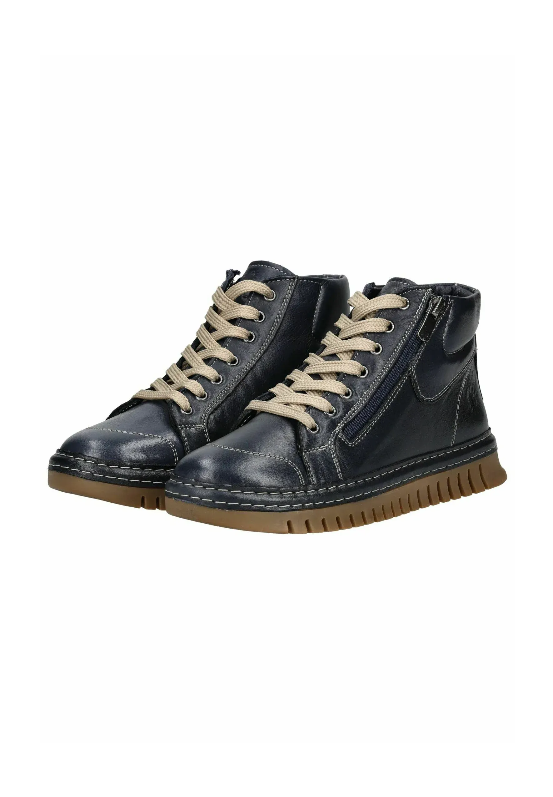 Cosmos Comfort Bottes à lacets Navy
