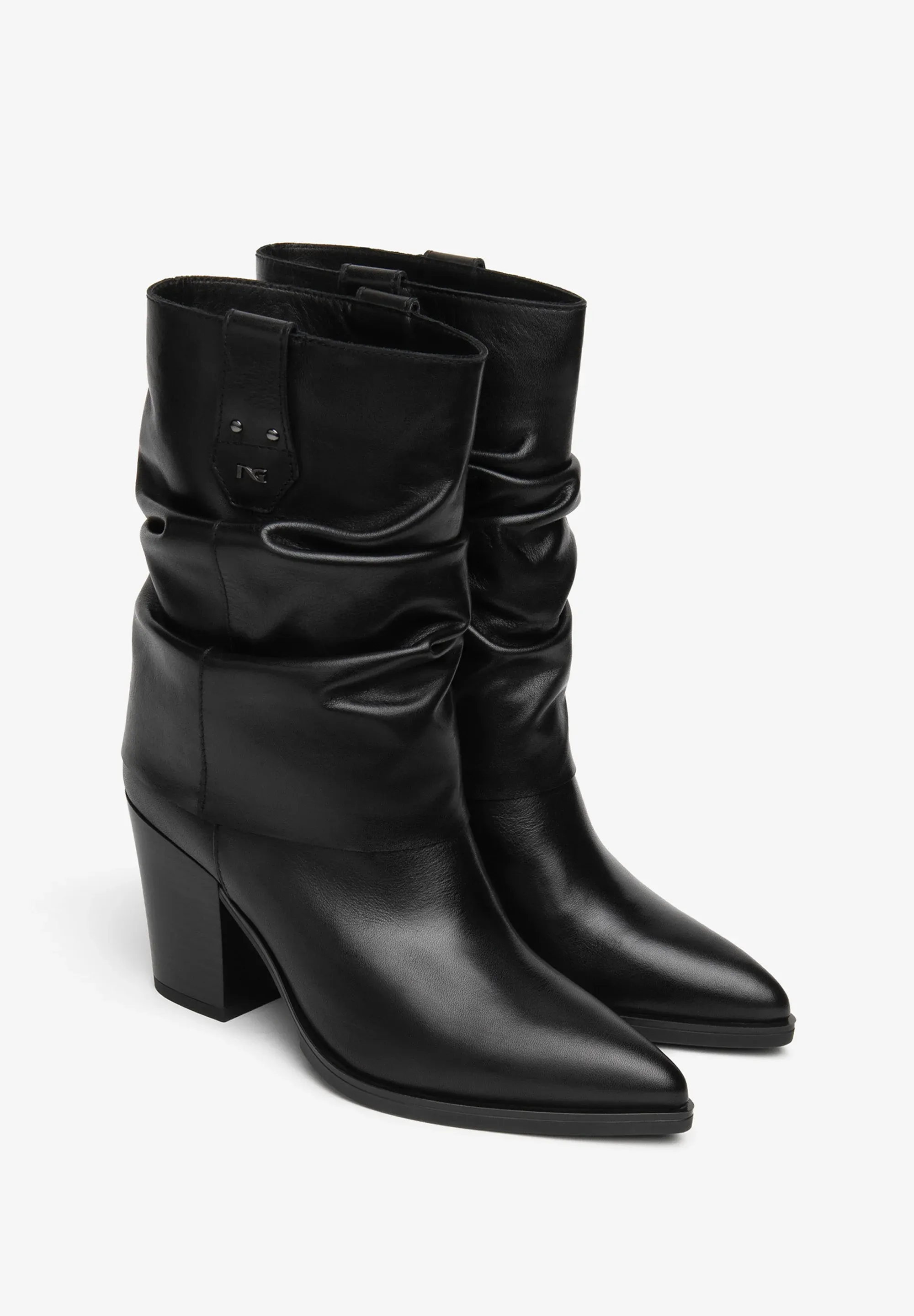 Nerogiardini I617146D Bottes texanes moto noires