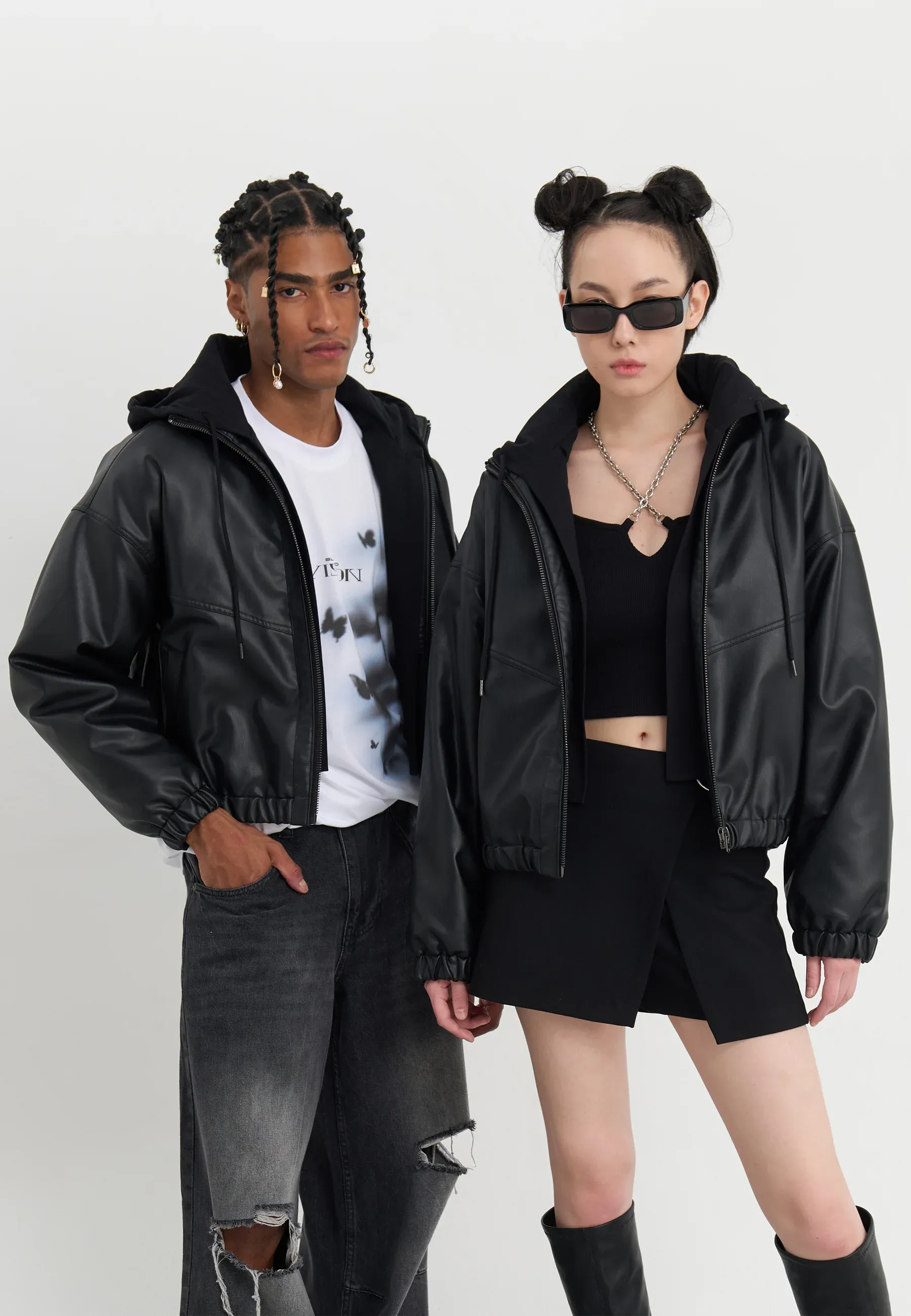 Yourturn Veste d'intermédiaire Noire
