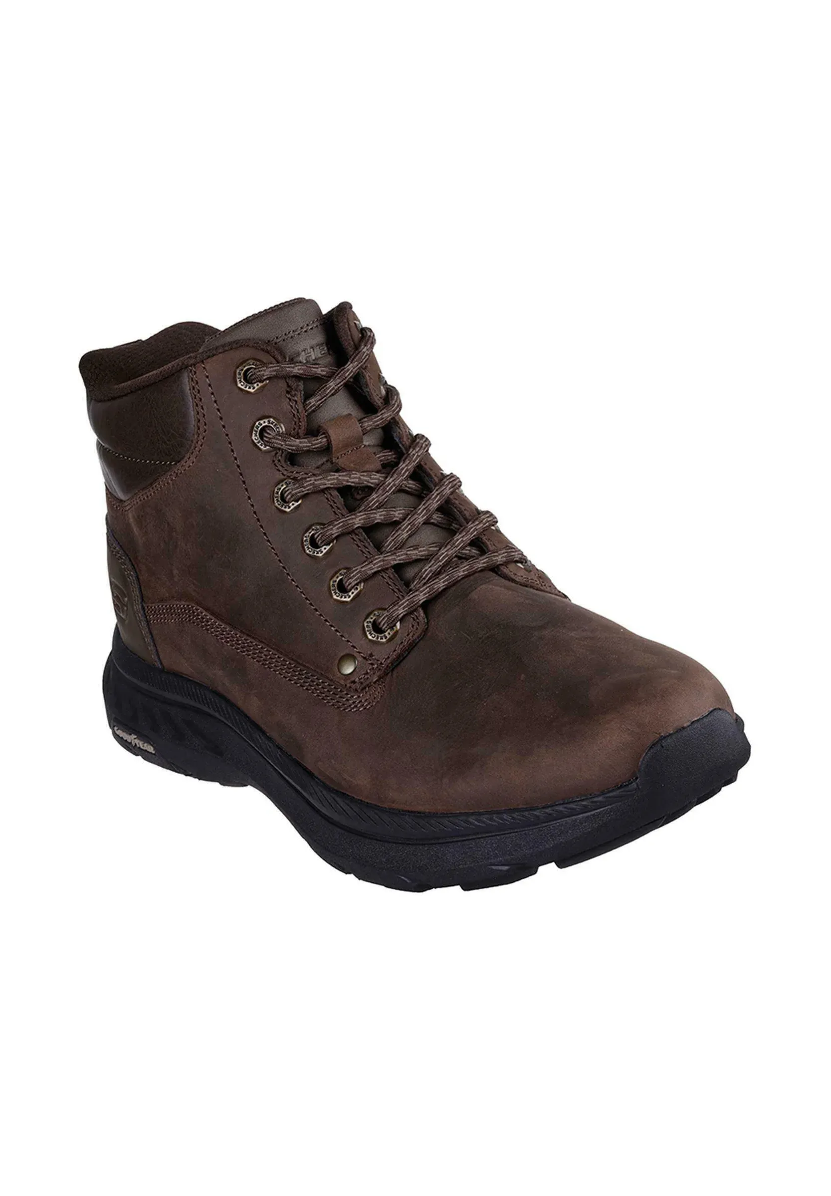 Skechers Bottes à lacets Marron