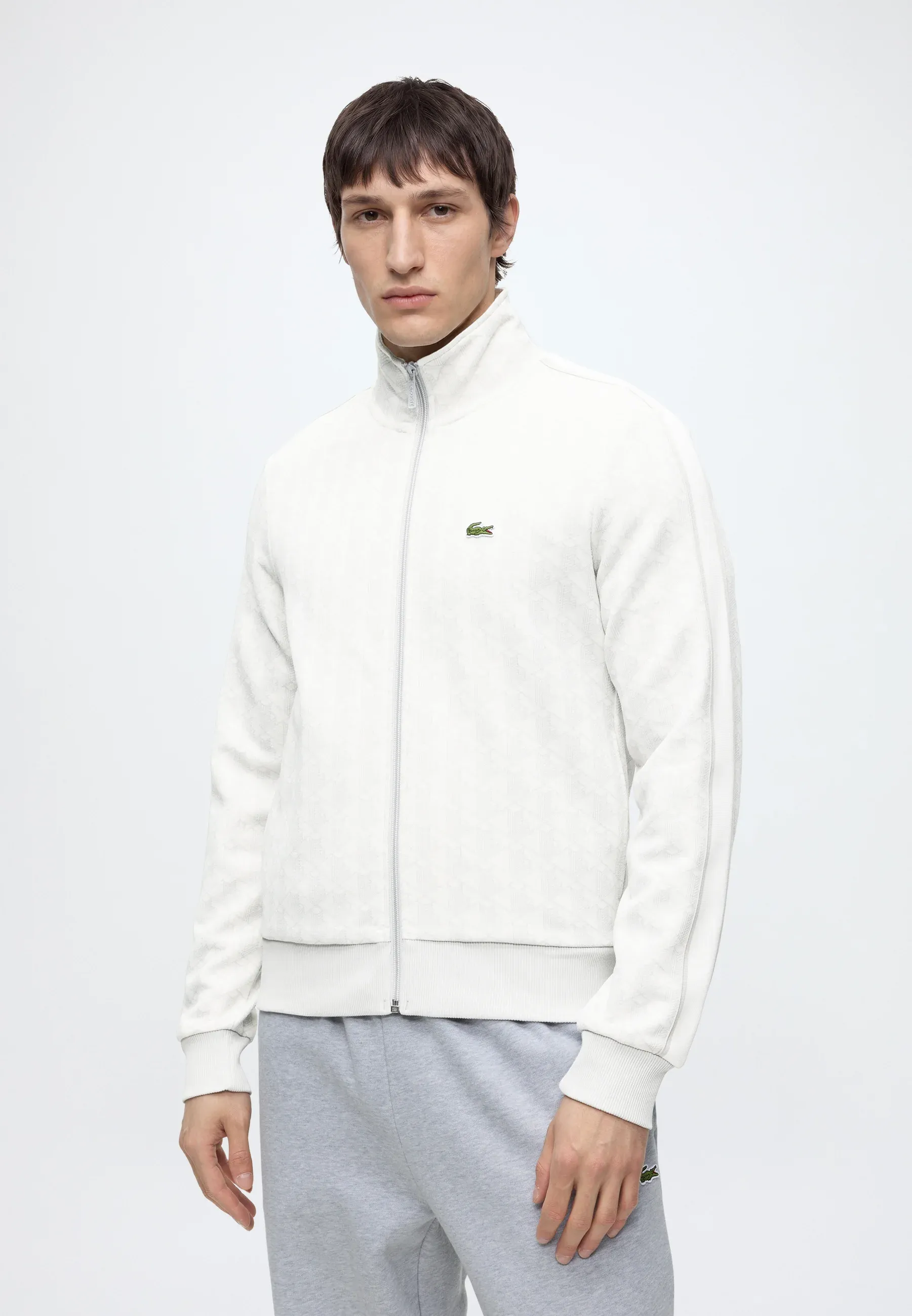 Cardigan Lacoste Unisexe Patissonflour