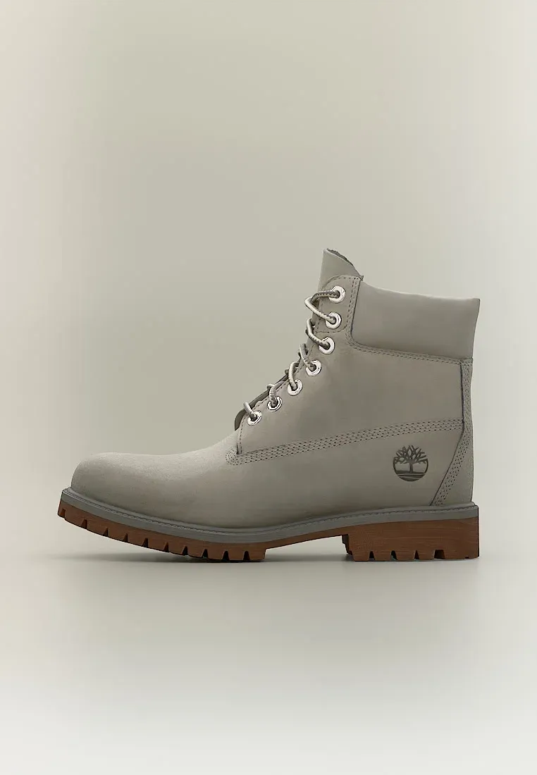 Timberland Heritage Lace Up Waterproof Boot Stivaletti Stringati Medium Greyout