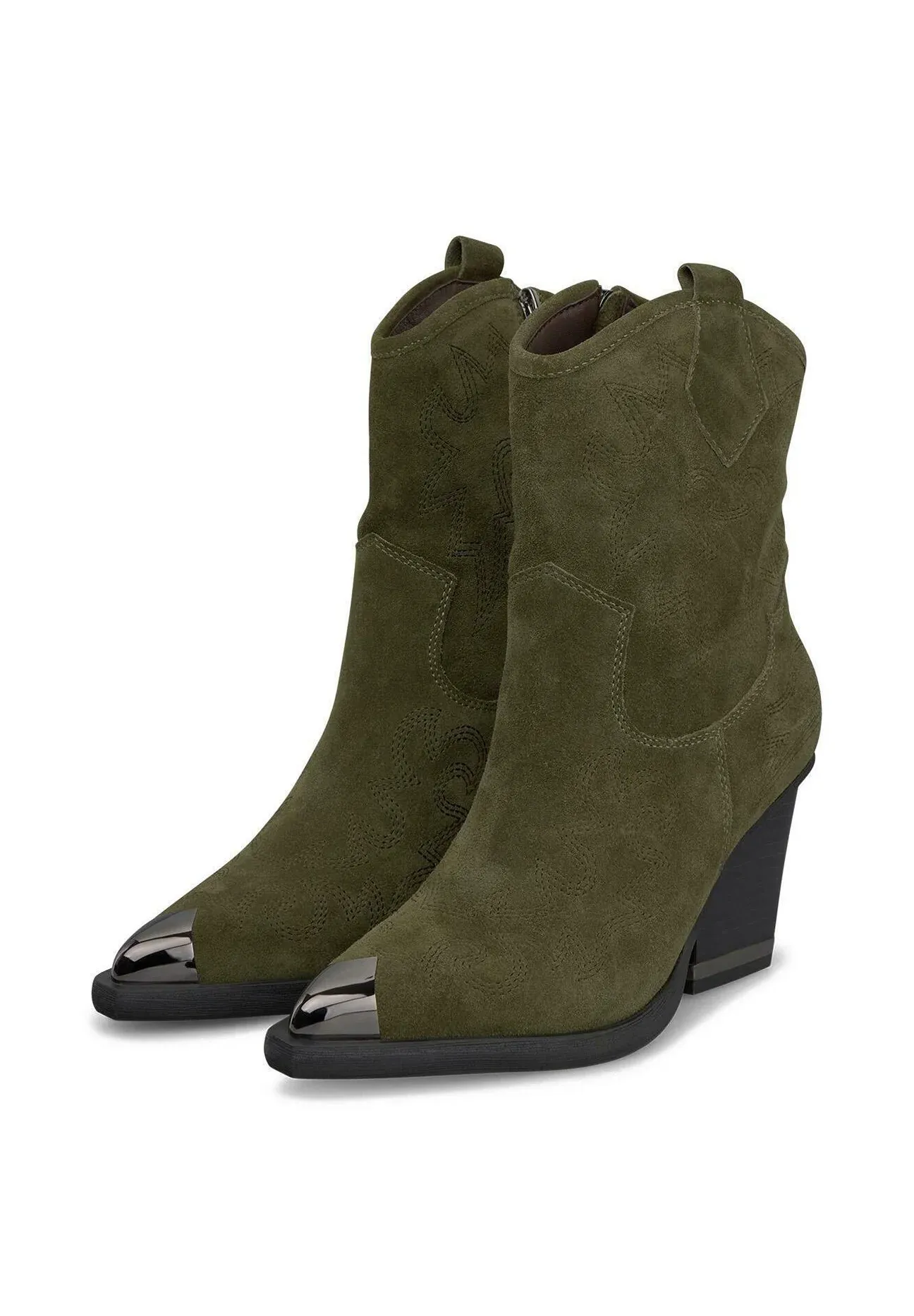 Alma En Pena Bottes Texanes Motard Kaki