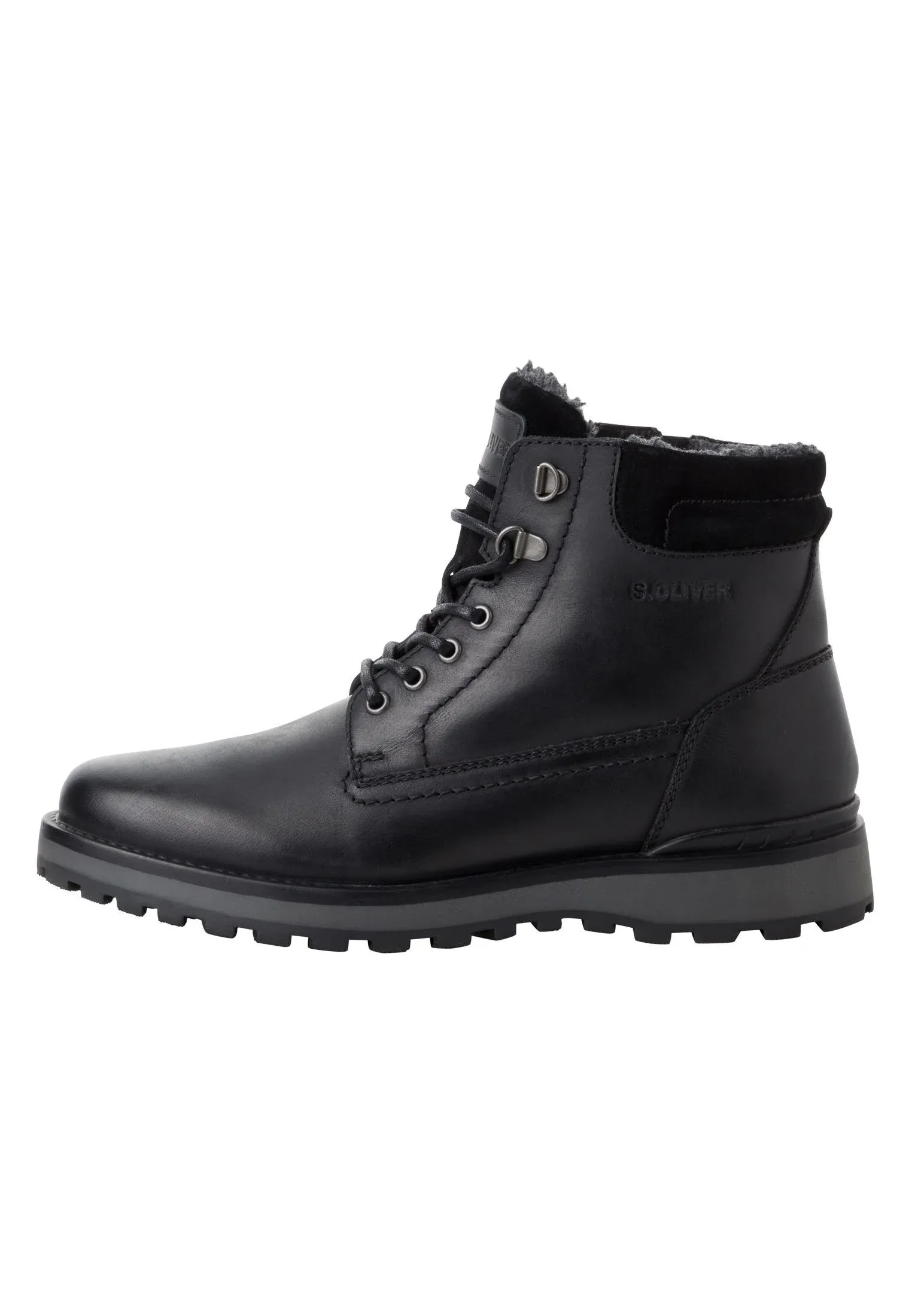 Soliver 5 16226 43 Stivaletti Stringati Noir