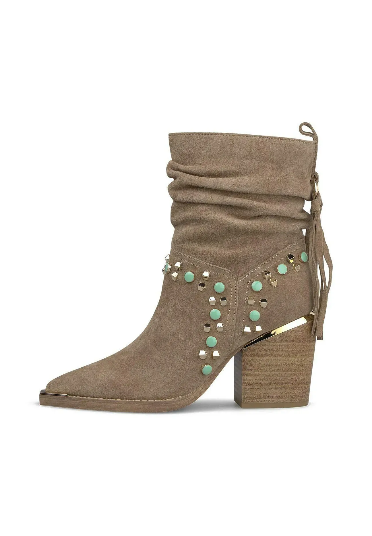 Alma En Pena Bottes texanes moto marron clair
