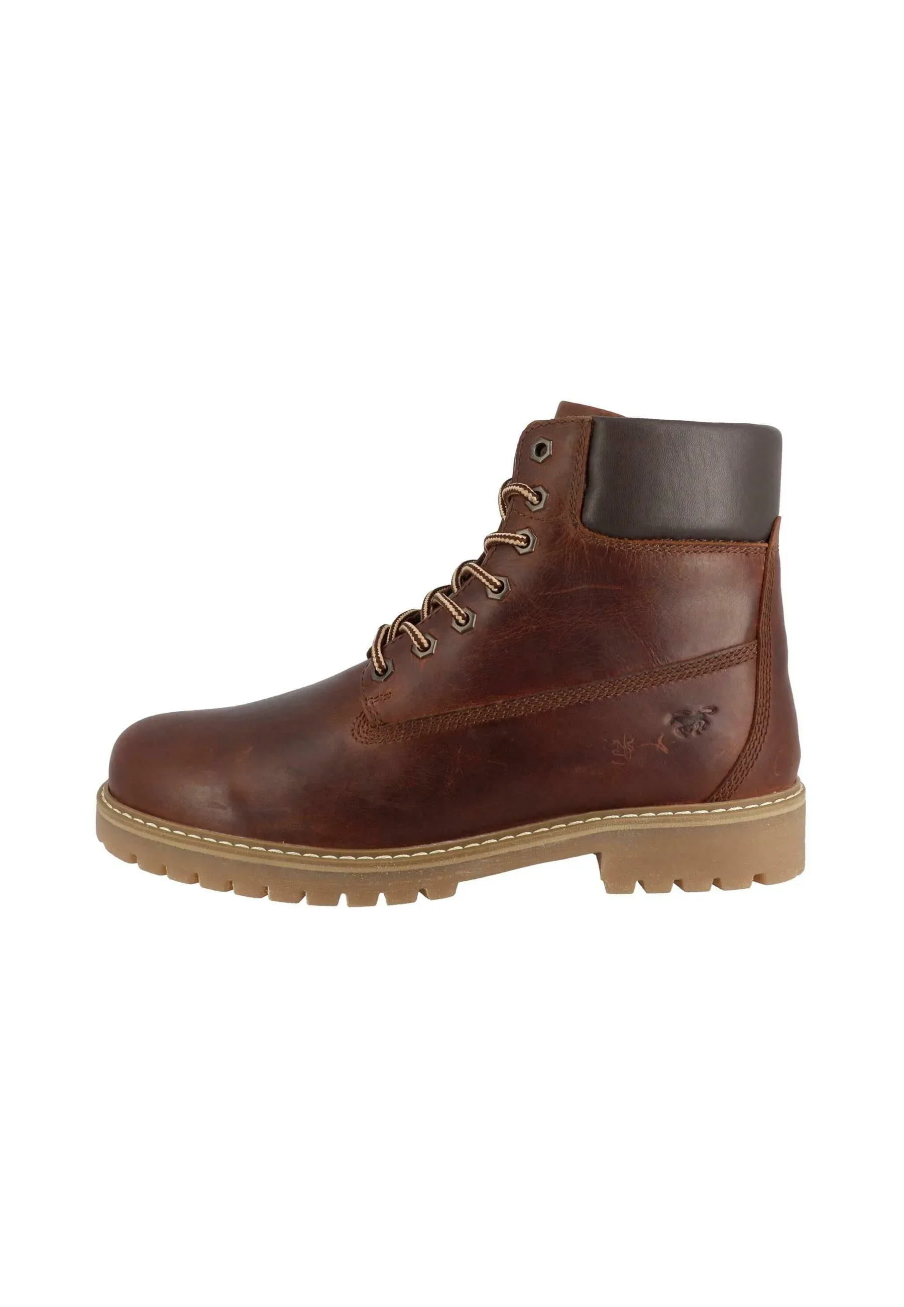 Bottines Mustang à lacets Moka
