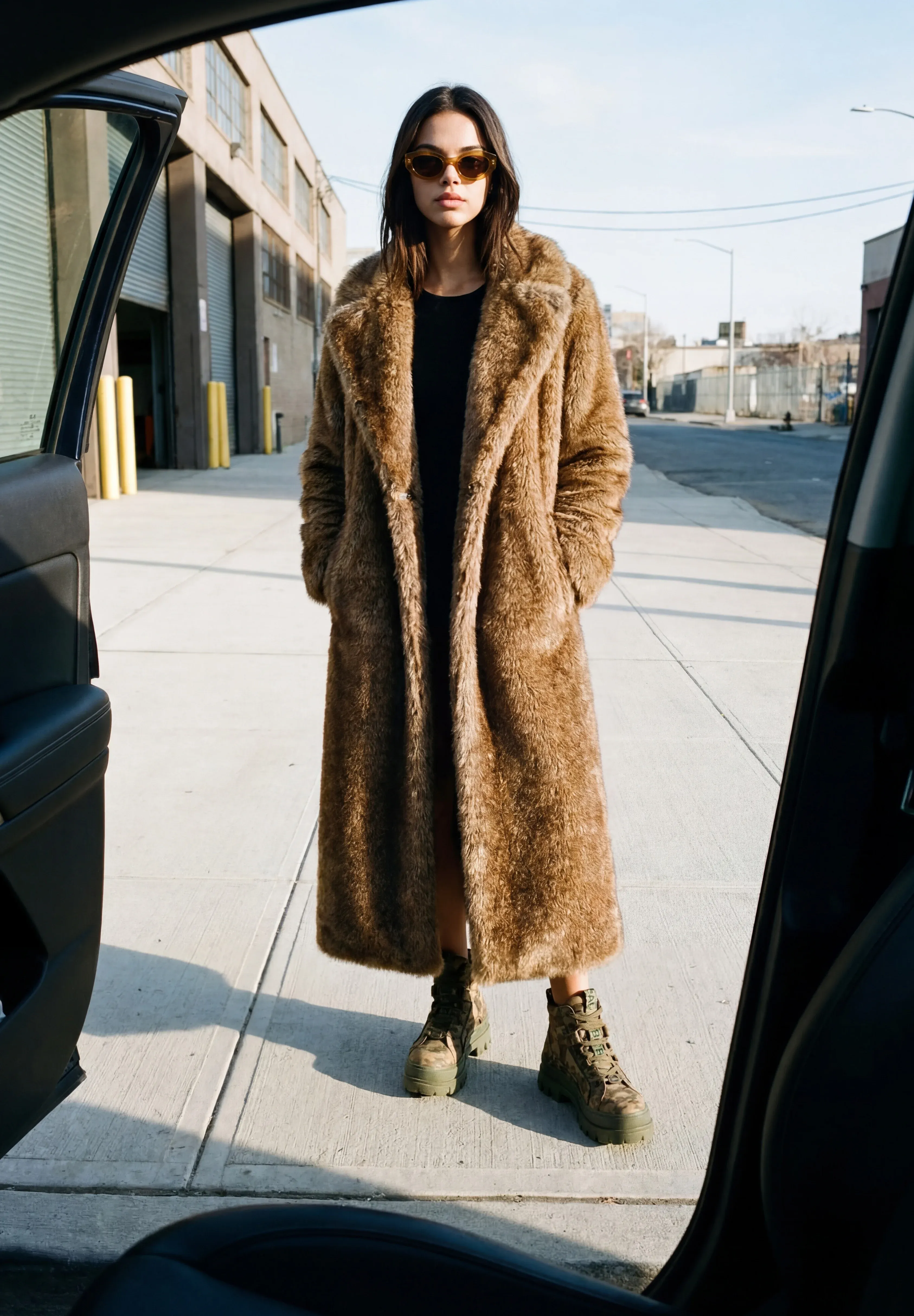 Bottes Buffalo à lacets Khaki