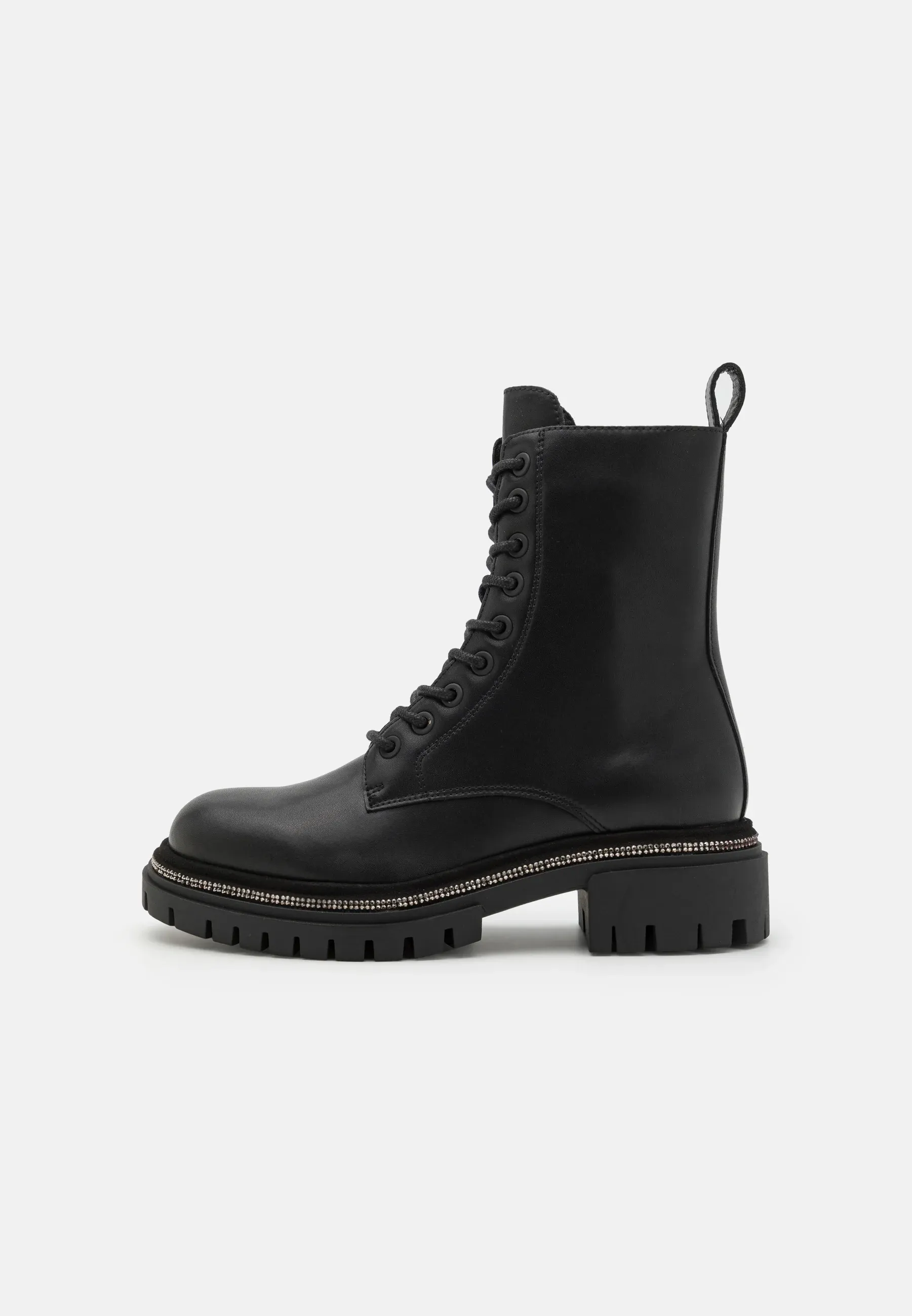 Steve Madden Stivaletti Stringati Noir