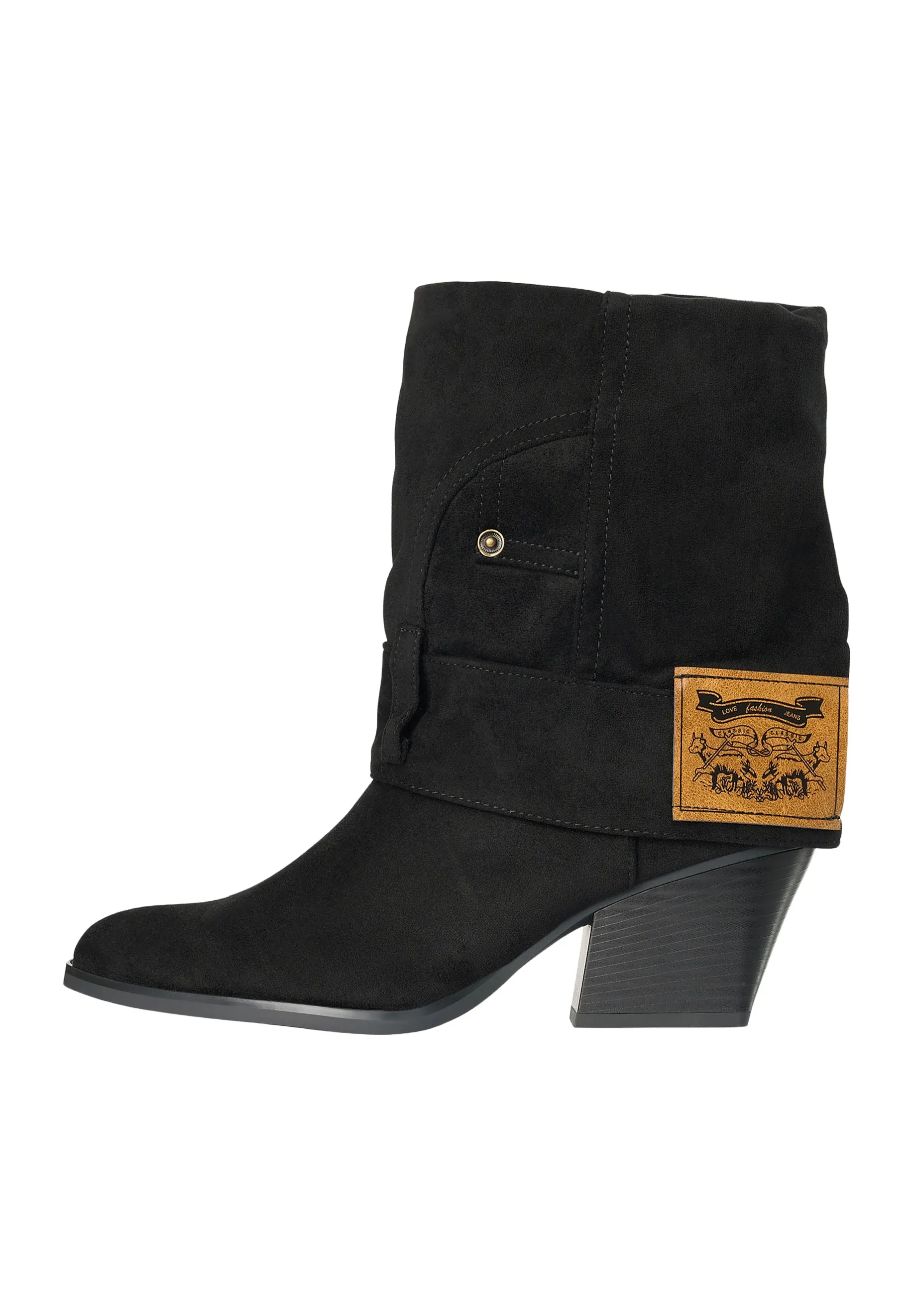 Day Vine Stivaletti Texani Biker Noir