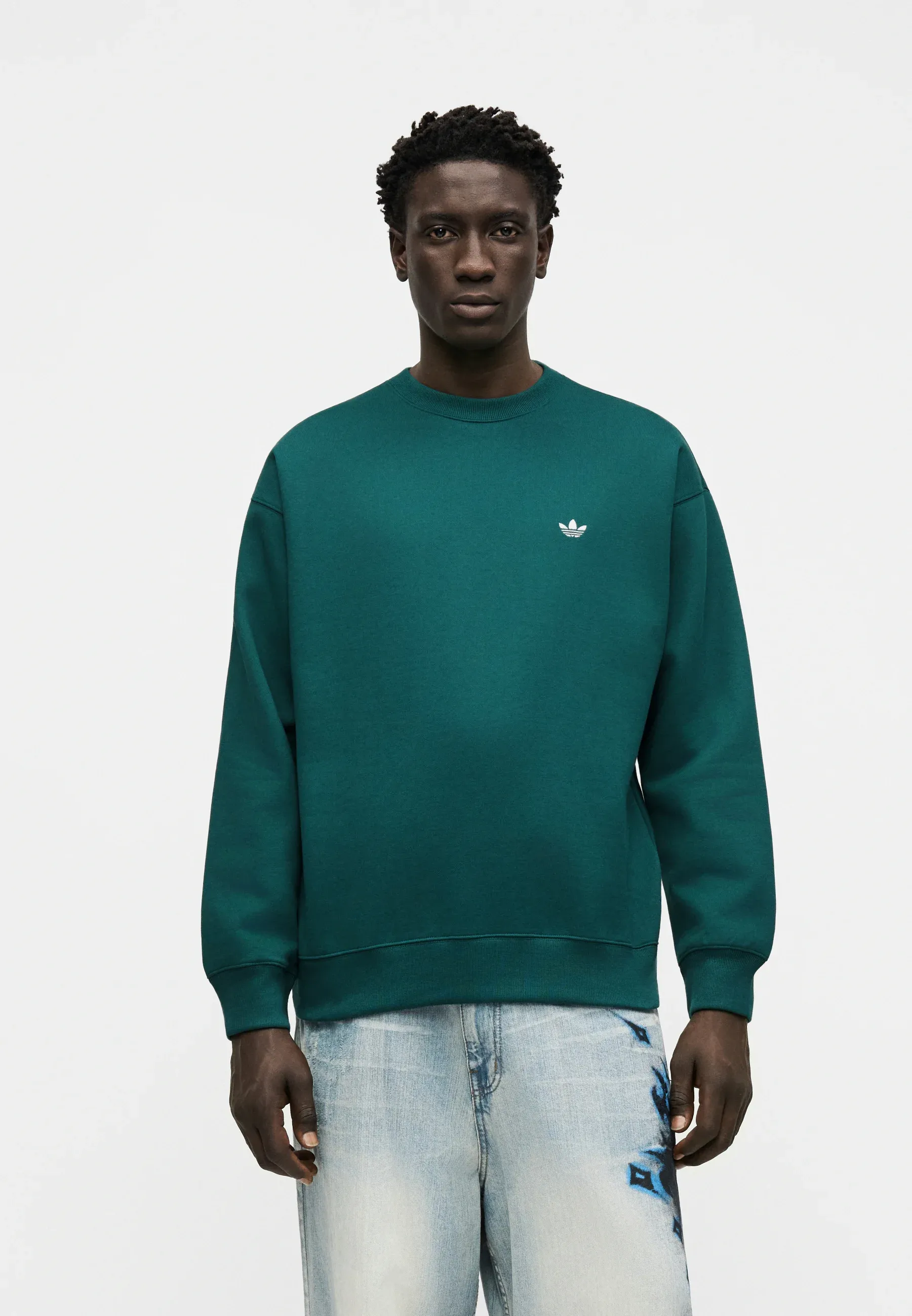 Adidas Originals Crew Unisex Felpa Vert Rich