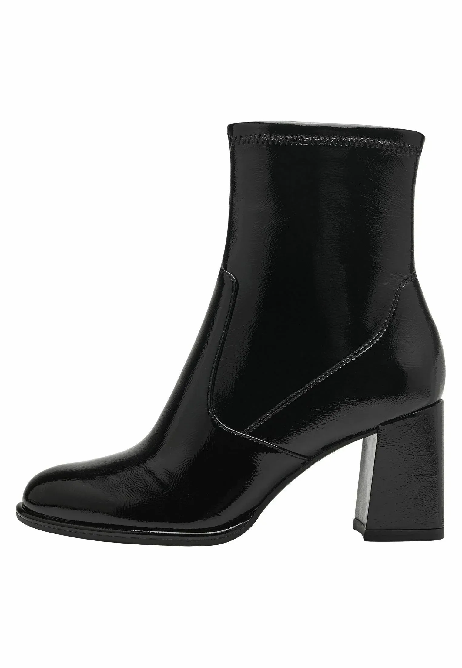Tamaris Stivaletti Noir Patenté