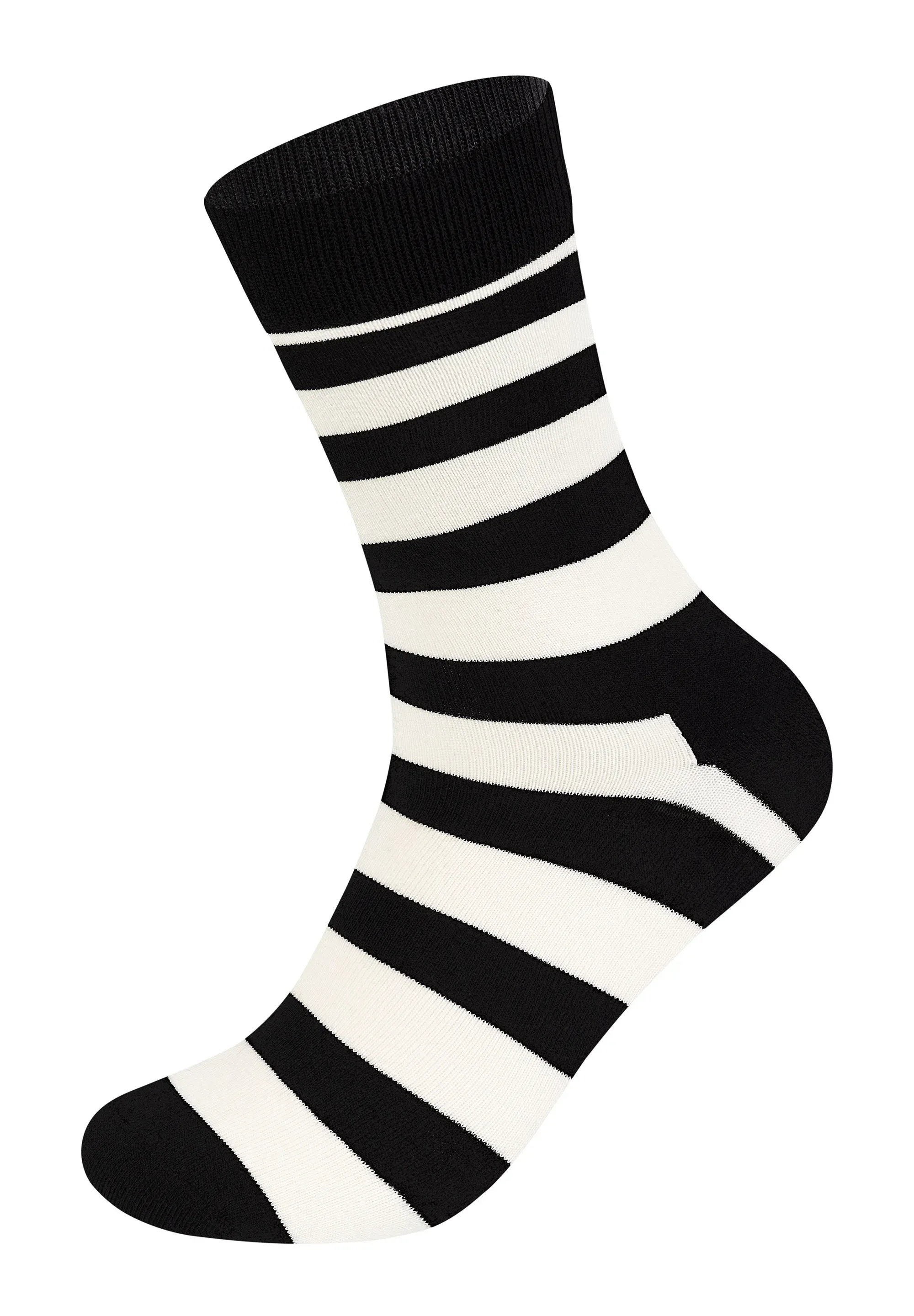 Happy Socks Ensemble Cadeau Classique Unisexe 4 Pièces Chaussettes Noir