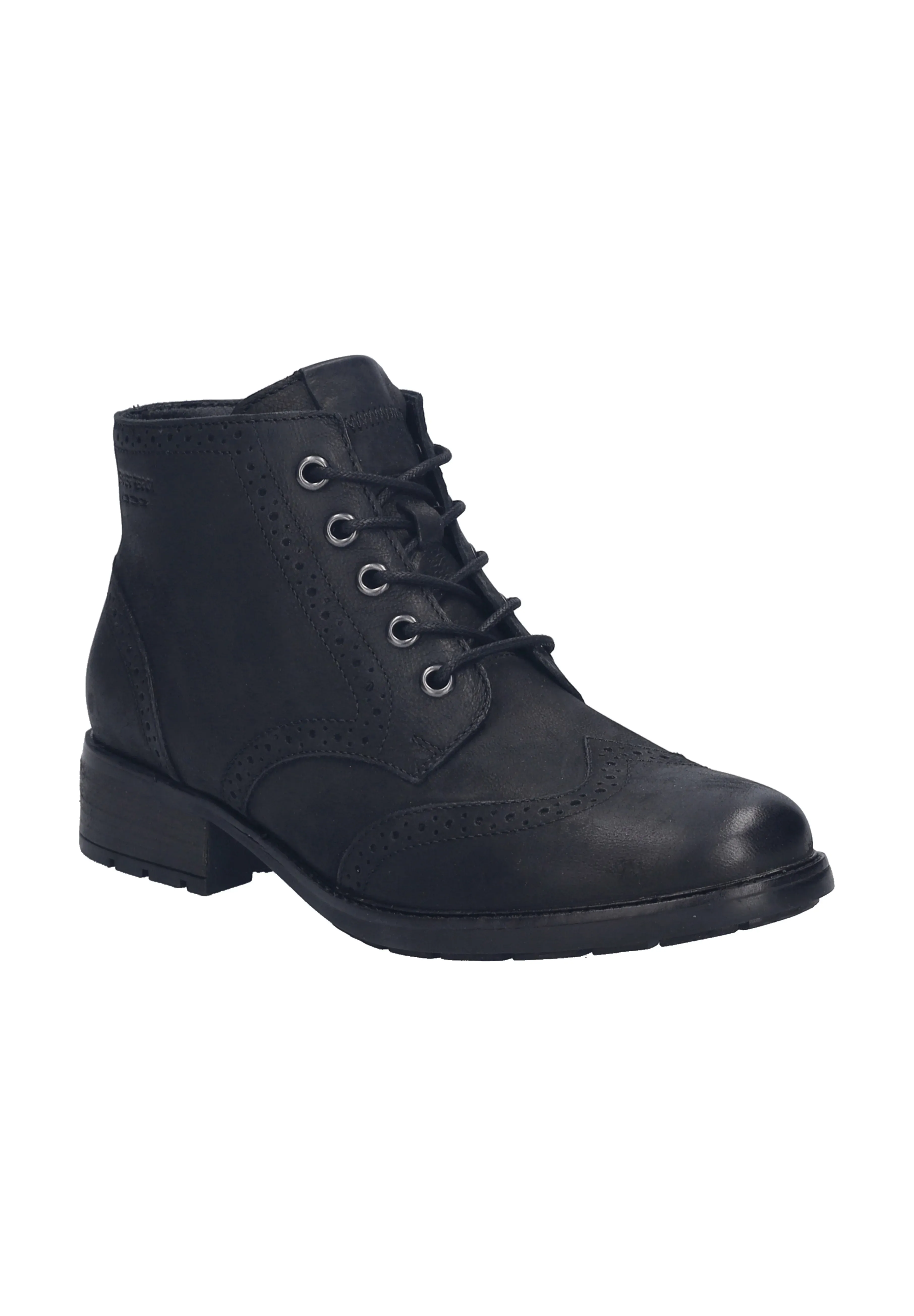 Josef Seibel Kate Stivaletti Stringati Noir