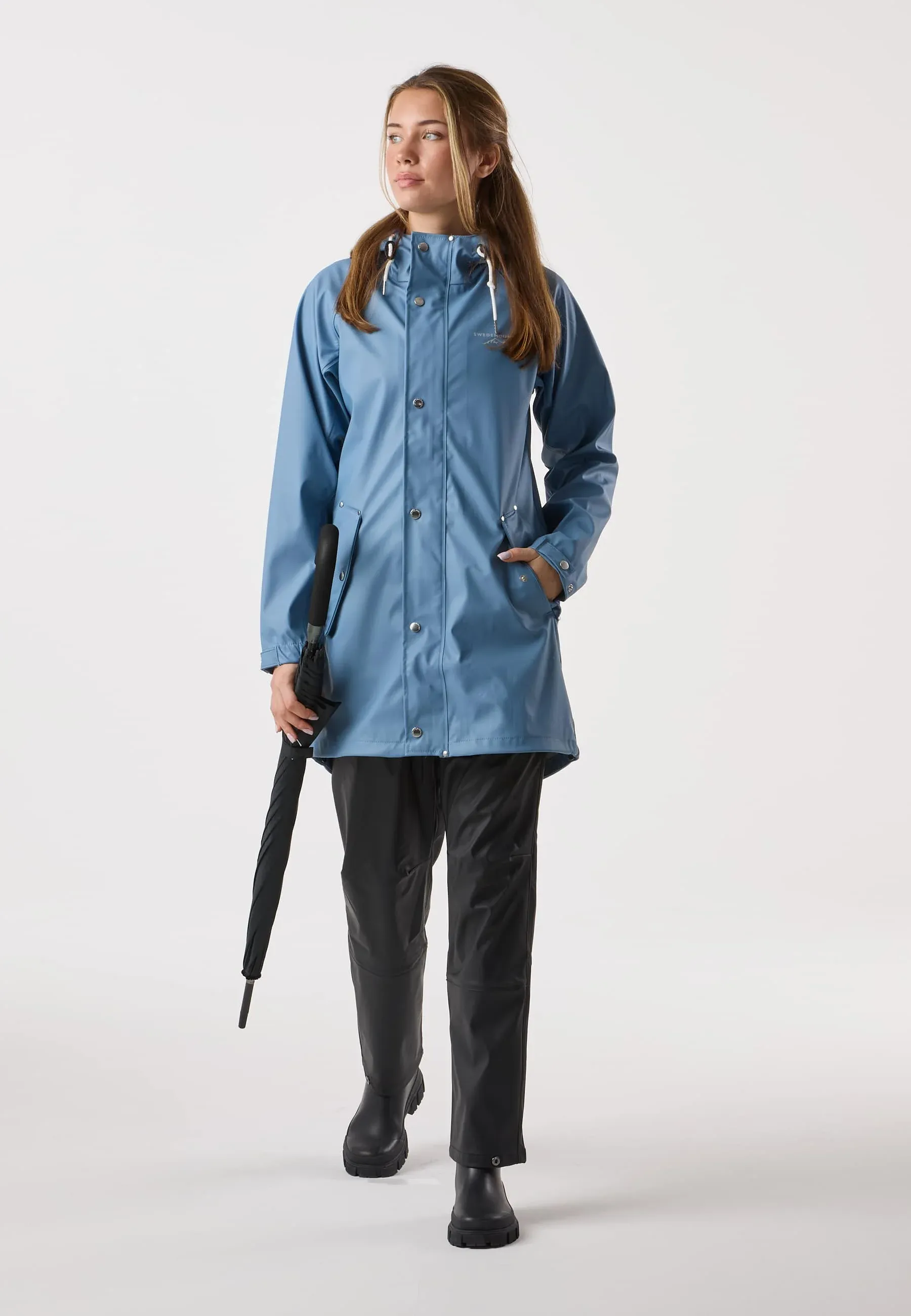 Parka Swedemount VÄDERÖARNA Bleu Pâle