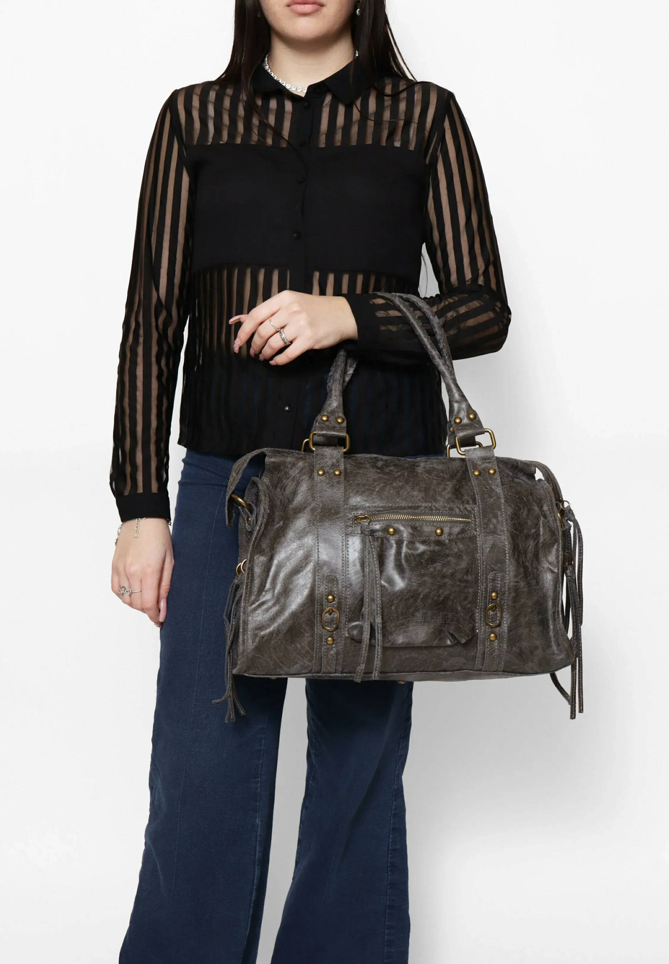 Chiara Ferretti Sac à main Gris foncé