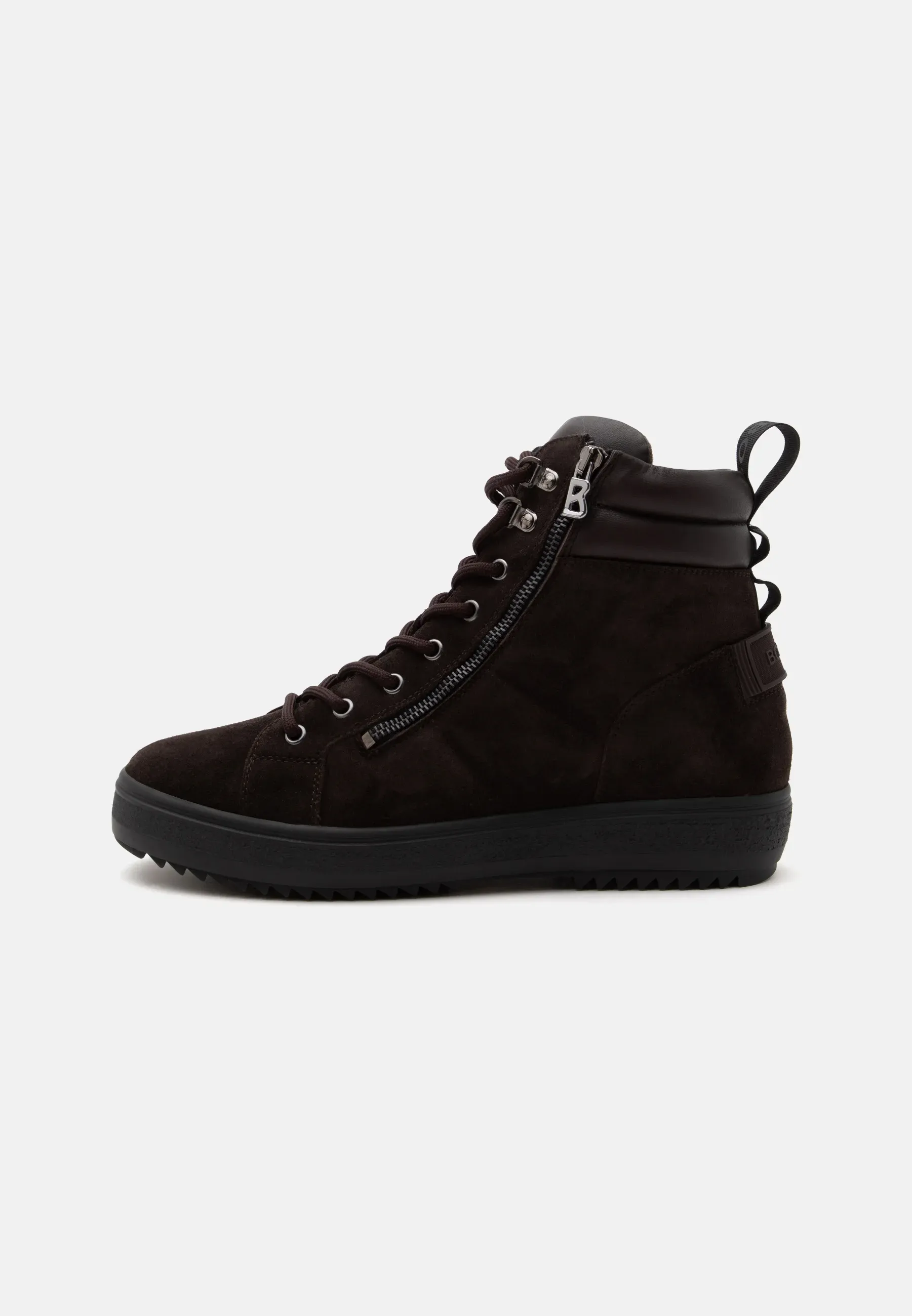 Bogner Bottes à lacets Brun foncé