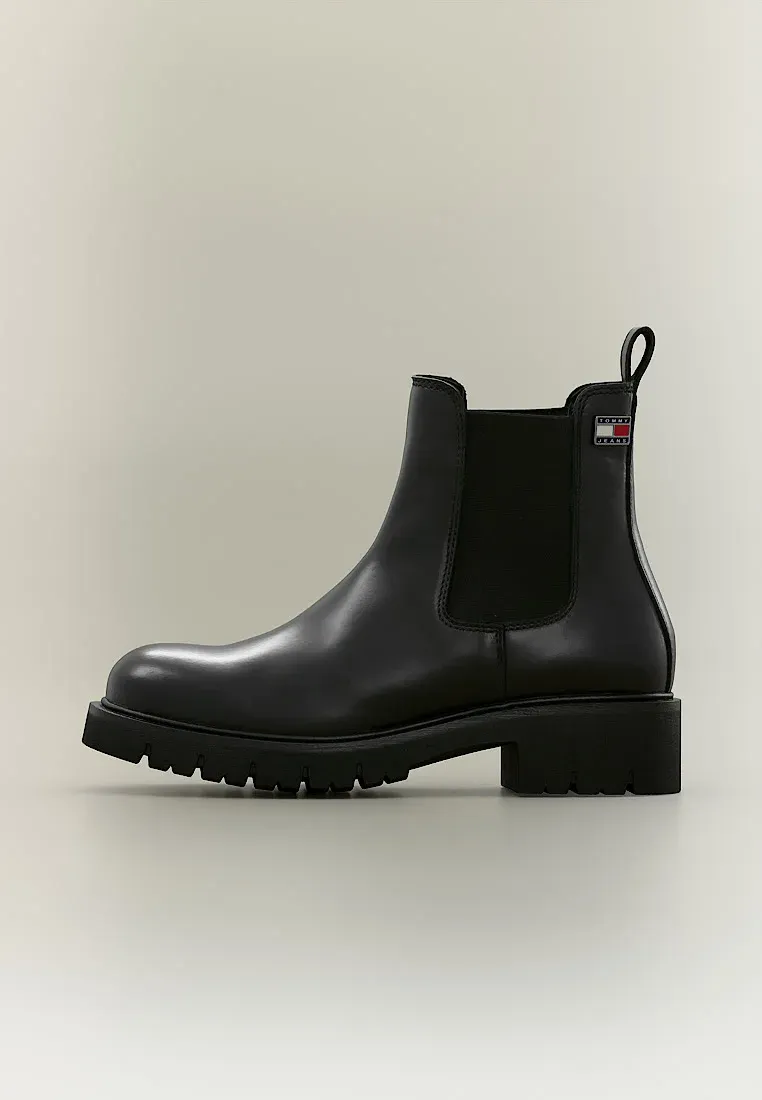 Tommy Jeans Bottes Chelsea à crampons Stivaletti Noir